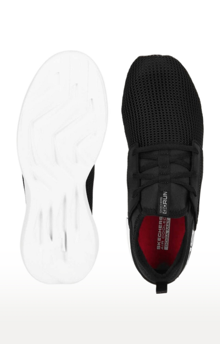 Skechers | Skechers Girl's Go Run Fast-Valor Black/White Track and Field Shoes_15103-BKW 4