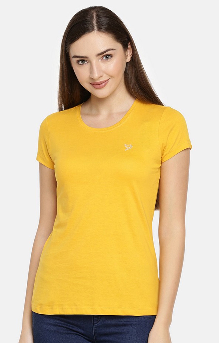 Twin Birds | Yellow and Blue Solid T-Shirts (Combo Pack) 2
