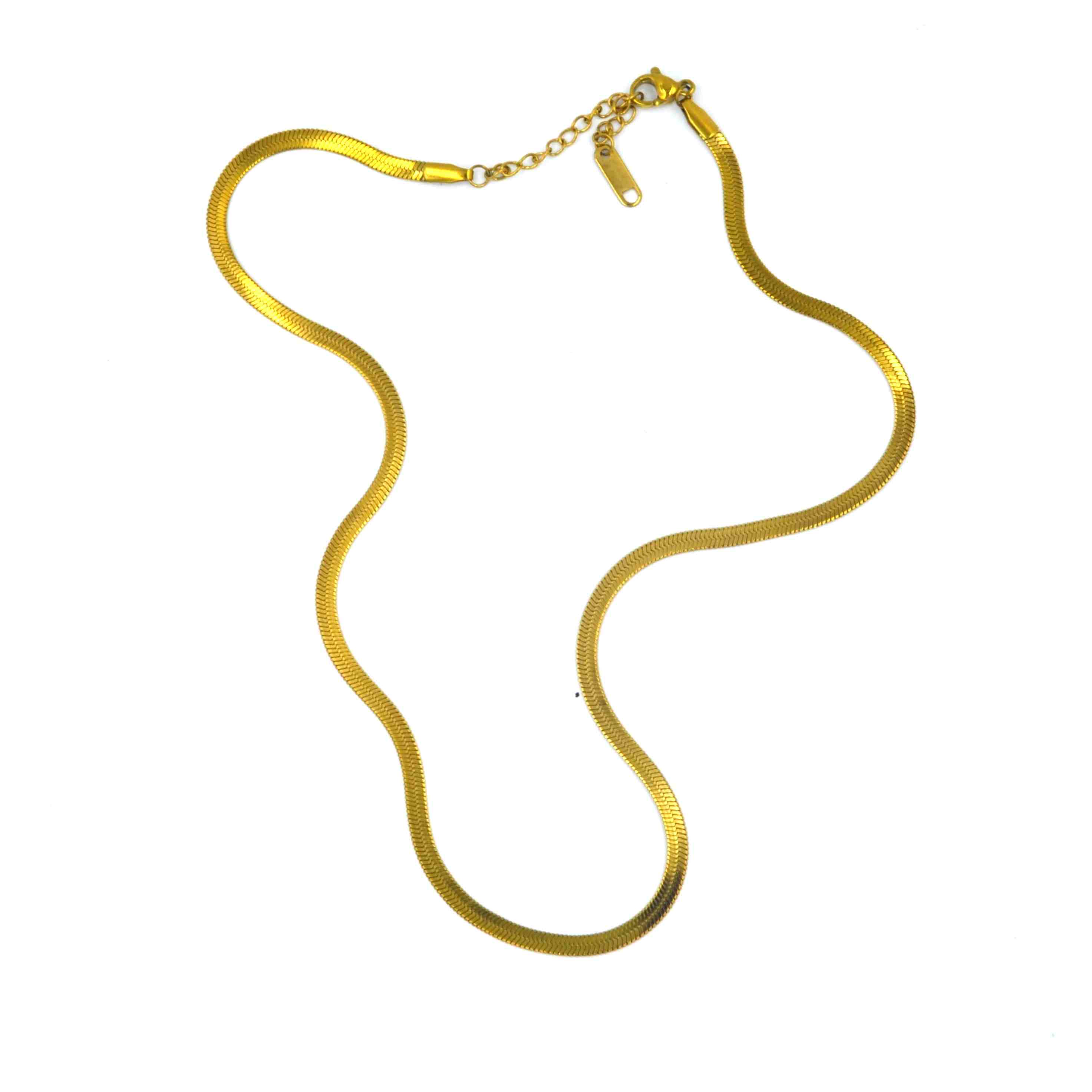 The Nila Gold Plated Layered Chain Necklace