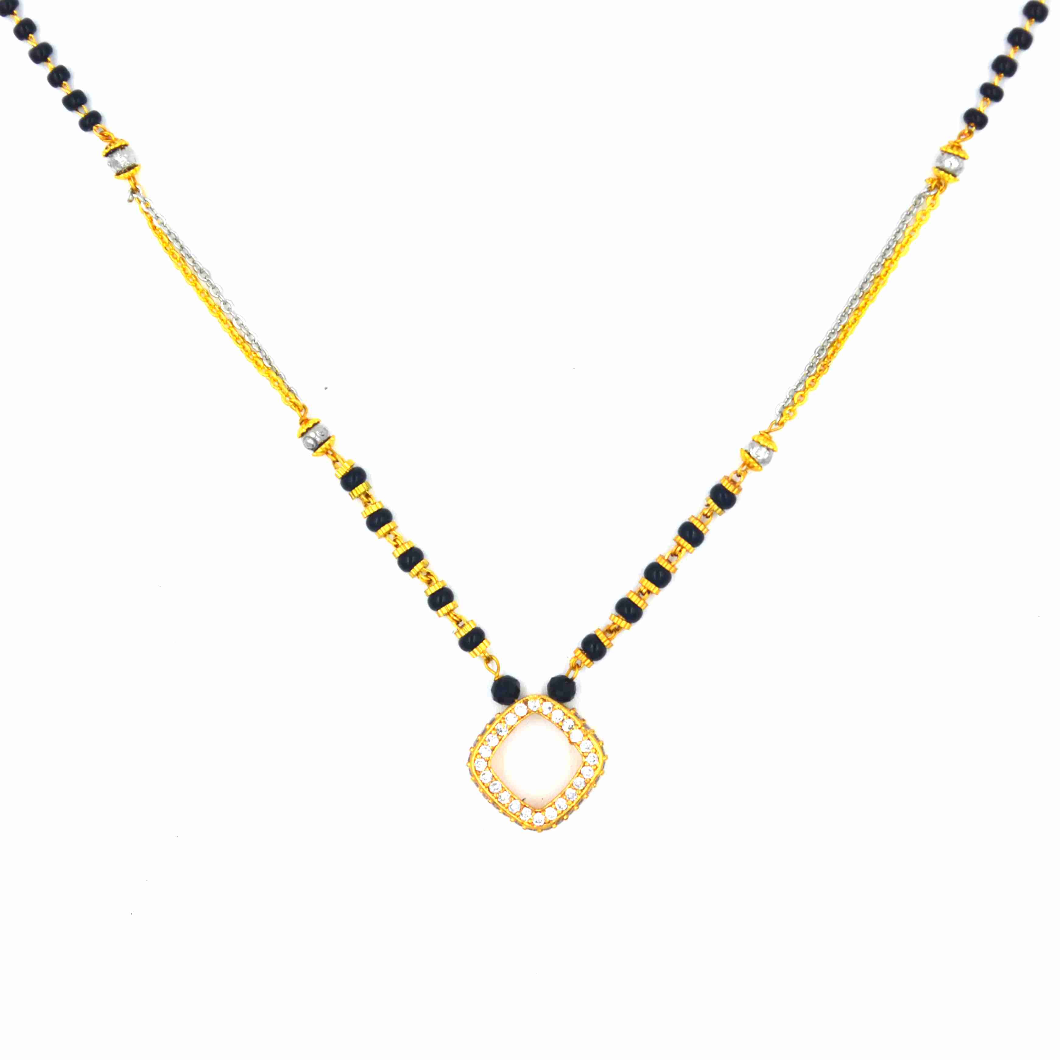 The Nila Gold Plated Mangalsutra chain