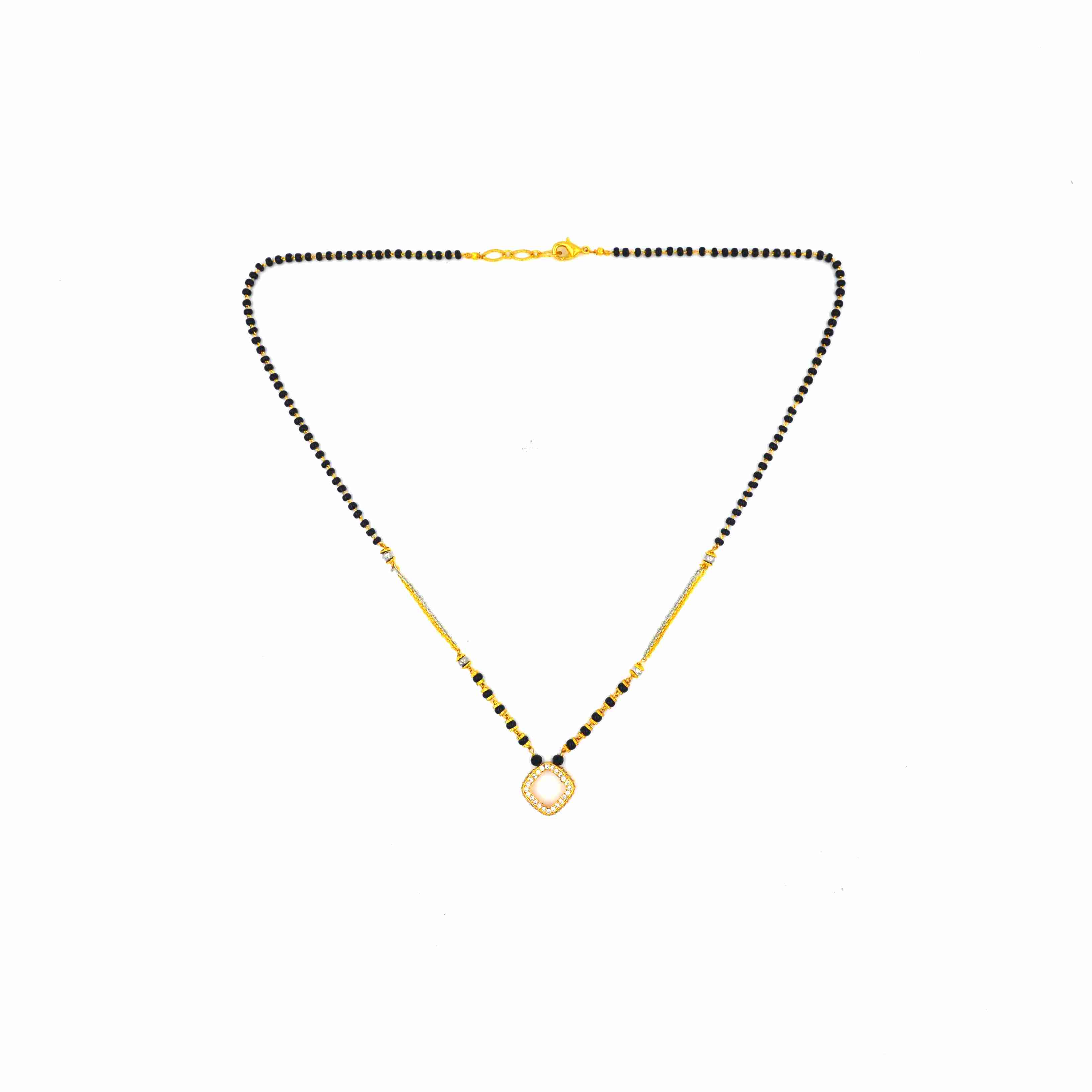 The Nila Gold Plated Mangalsutra chain