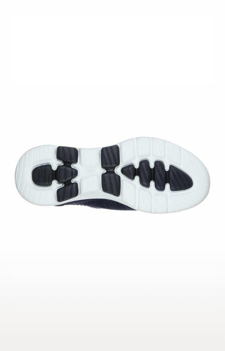 Blue Skechers Go Walk 5 - Trendy Active Shoe