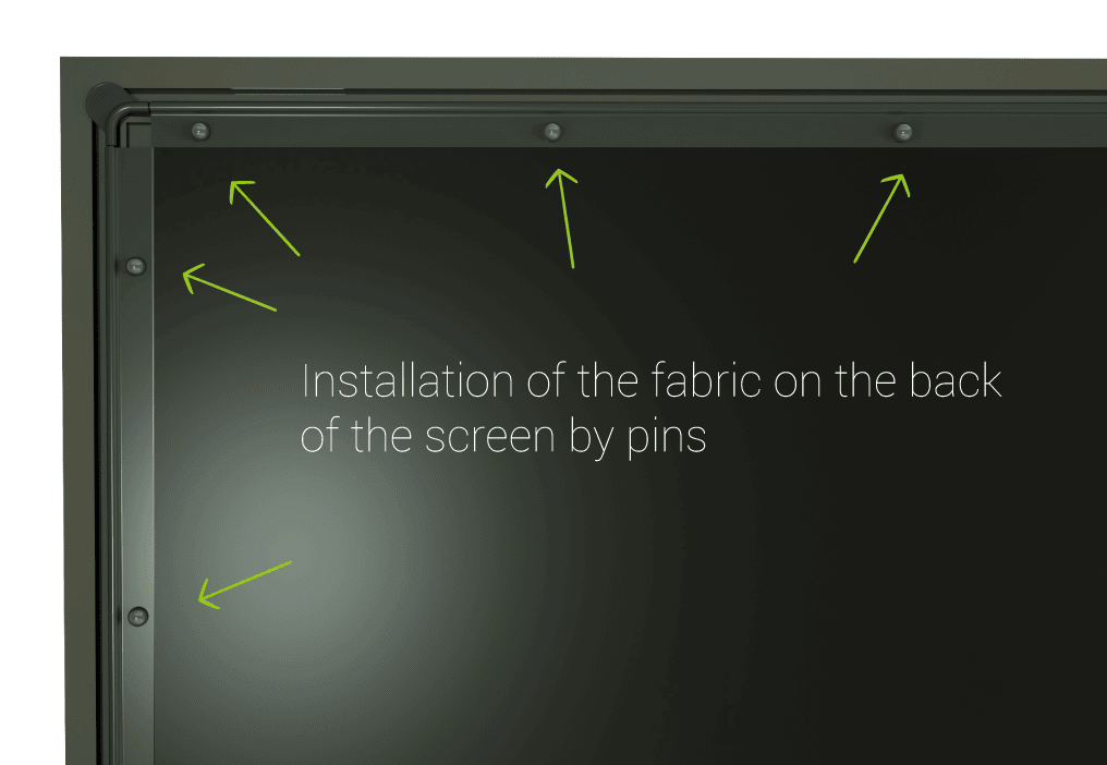 ScreenLine Fashion FA250HDI 113-inch 16:9 Fixed Frame Projection Screen 2