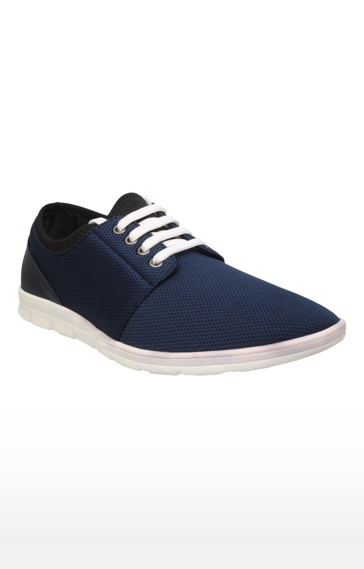 FRANCO LEONE | Franco Leone Blue Synthetic Men's Lace Up Sneakers 0
