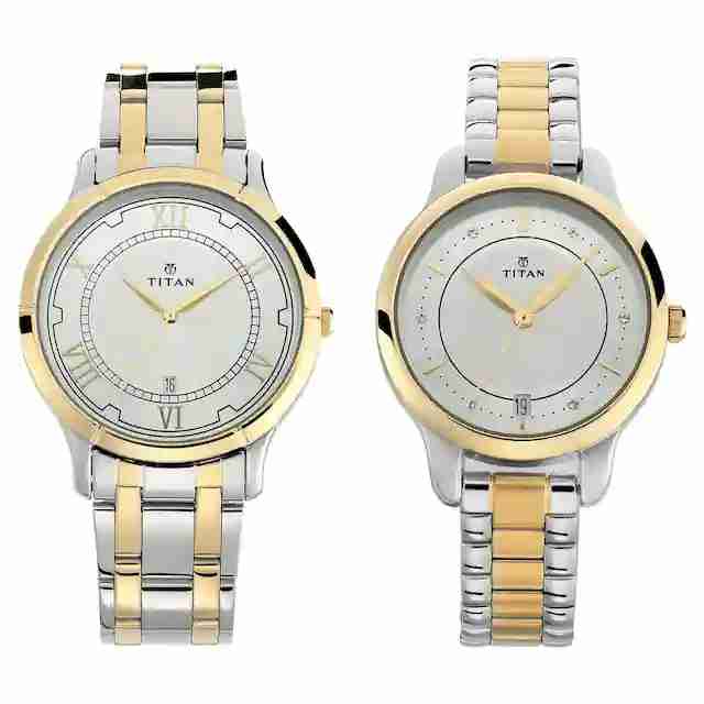 17752481BM01 Couple's Classic Quartz Watch 40+30mm