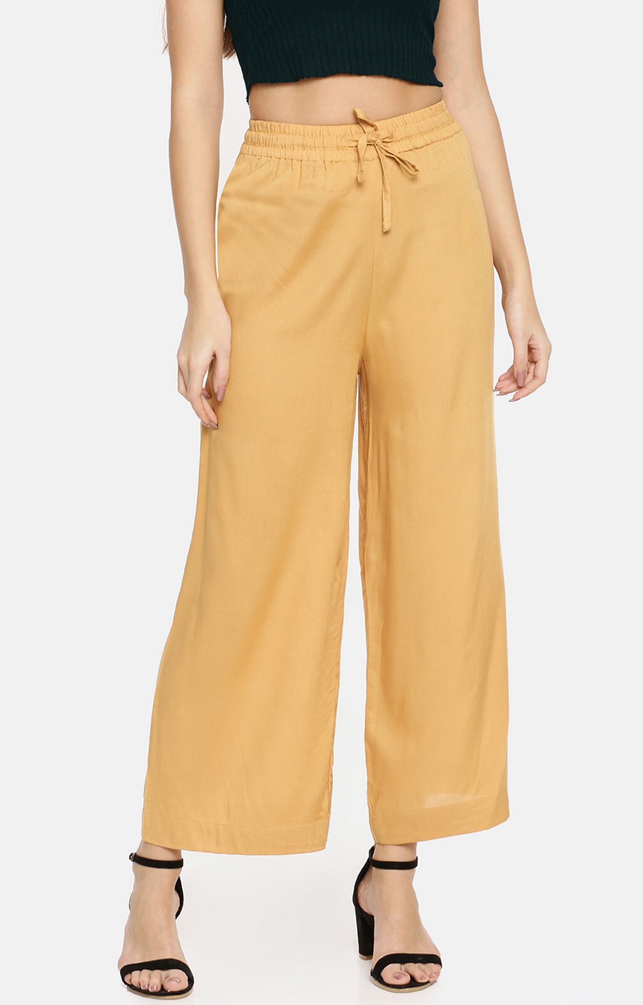 Twin birds shop palazzo pants
