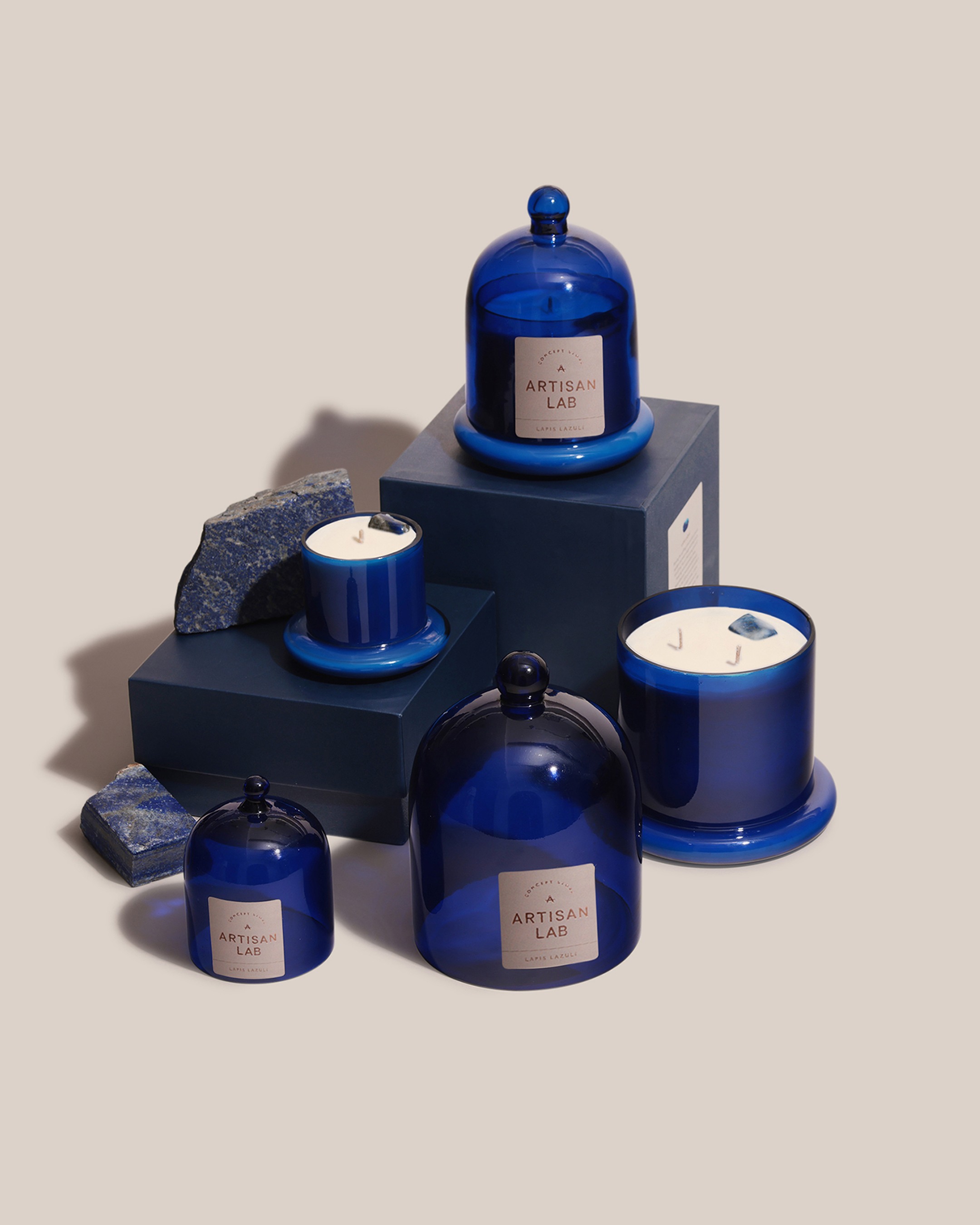 Lapis Lazuli Candle