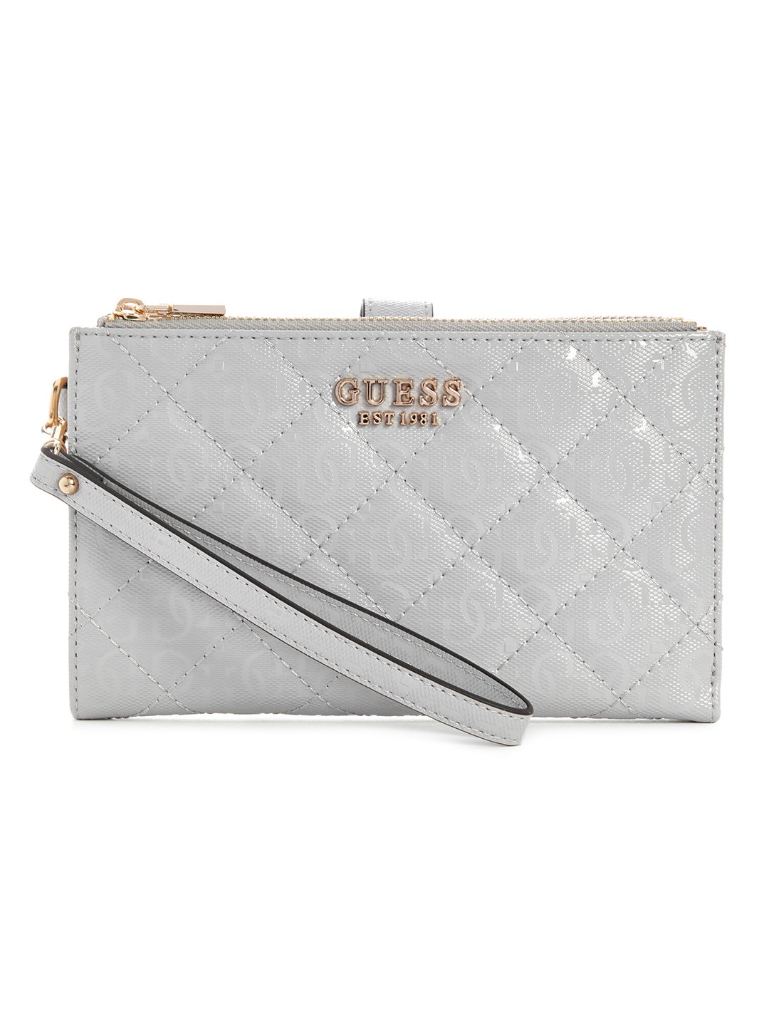 Lavender Grey Textured Laurel Wallet