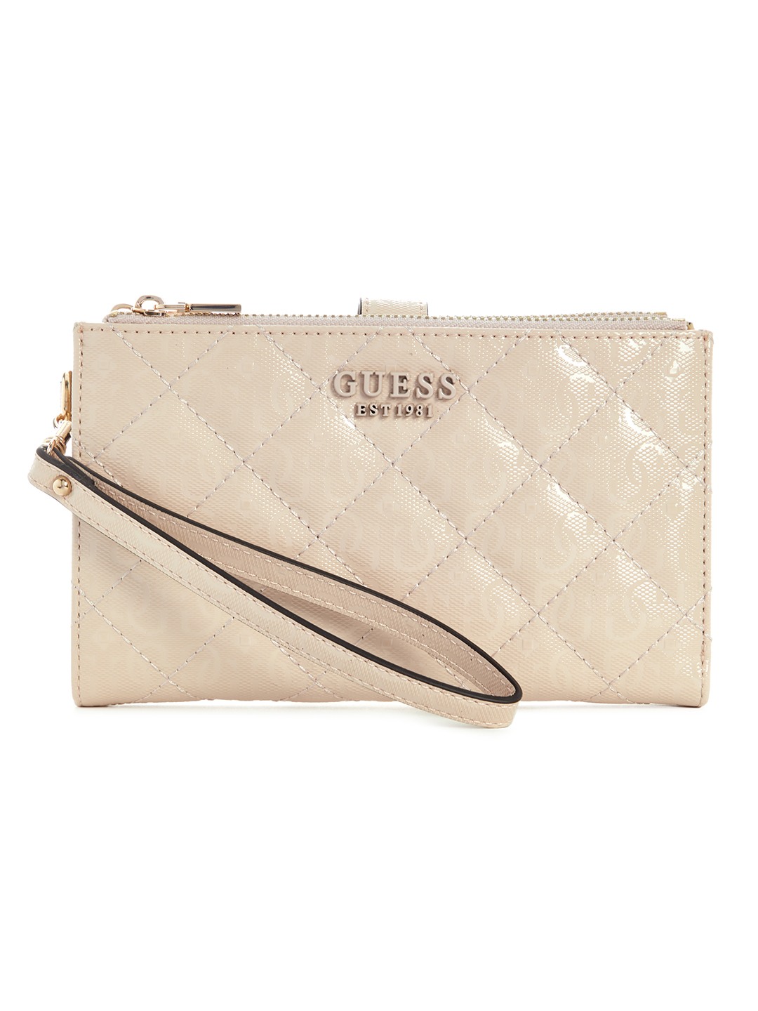 Sand Quilted Laurel Wallet