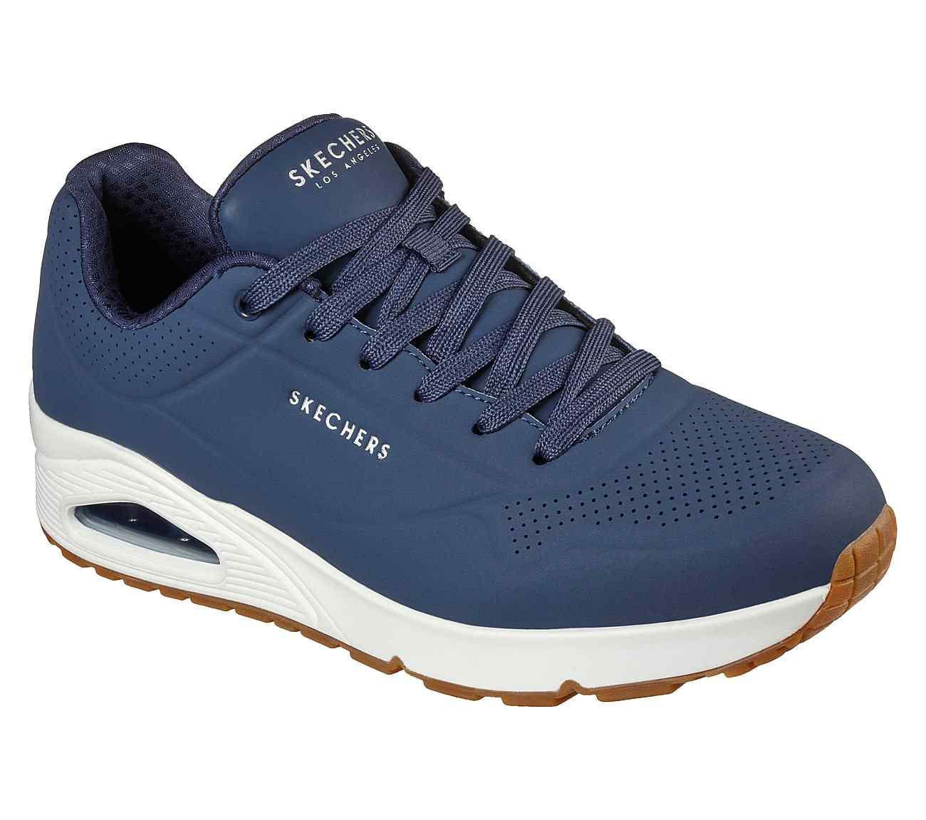 Skechers Navy Men Uno-Stand On Air Running Shoes