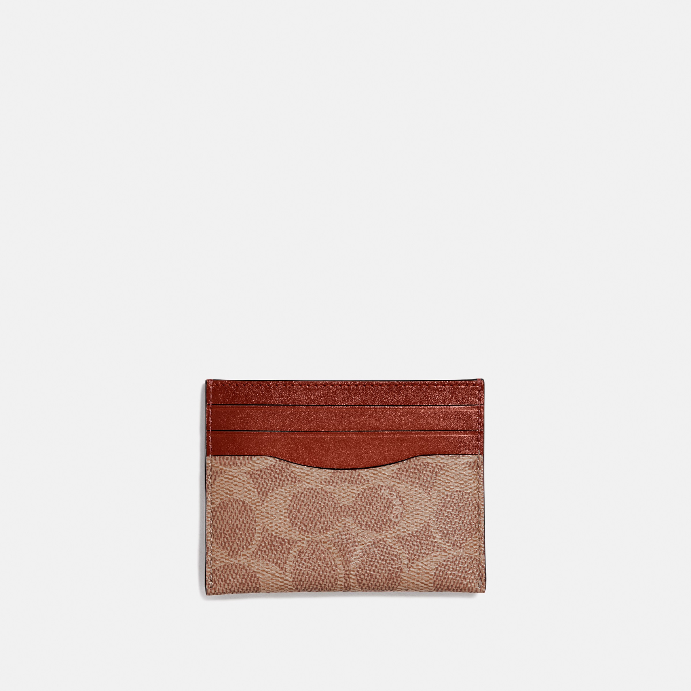Flat Card Case in Signature