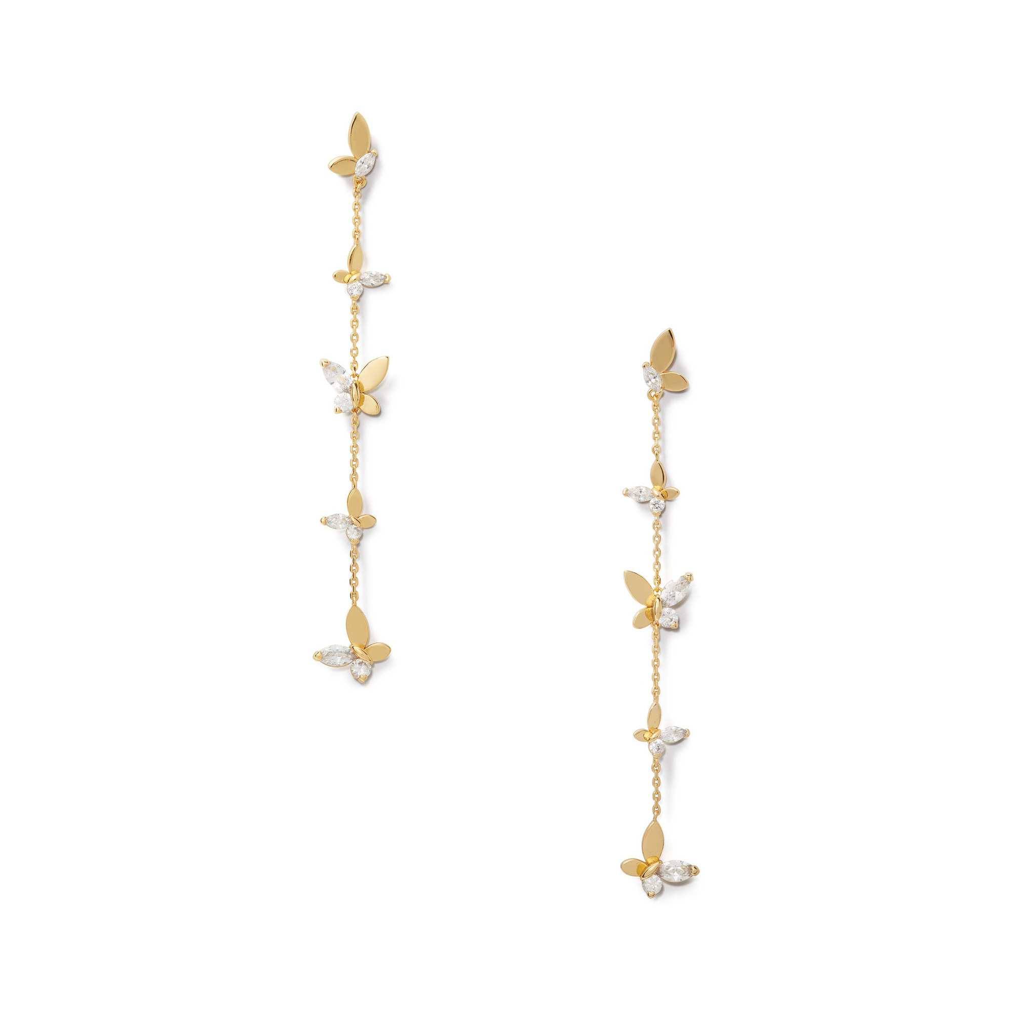 Social Butterfly Linear Earrings