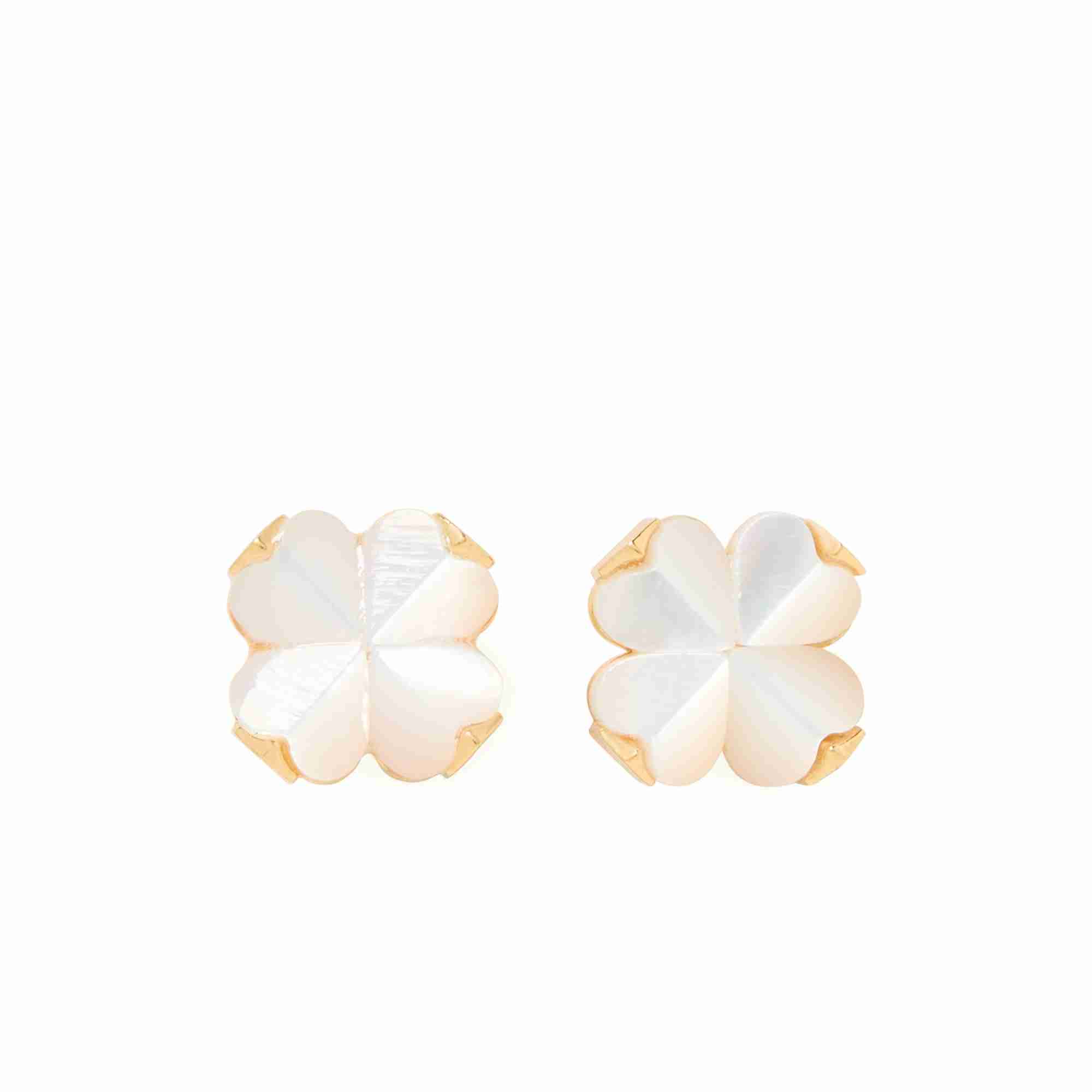 Spade Flower Studs