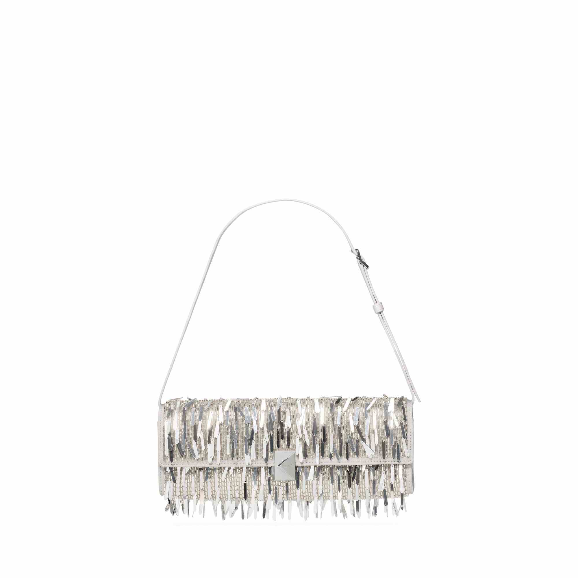 Deco Embellished Soft Mini Shoulder