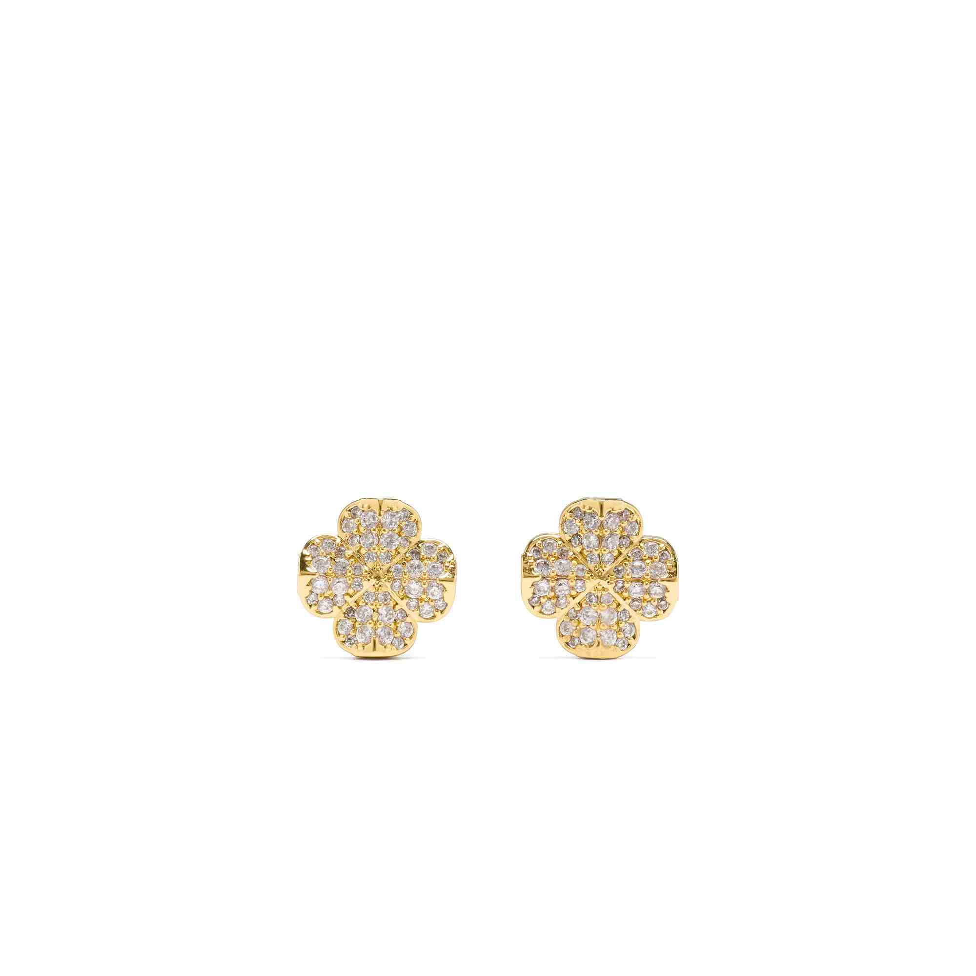 Spade Flower pave studs