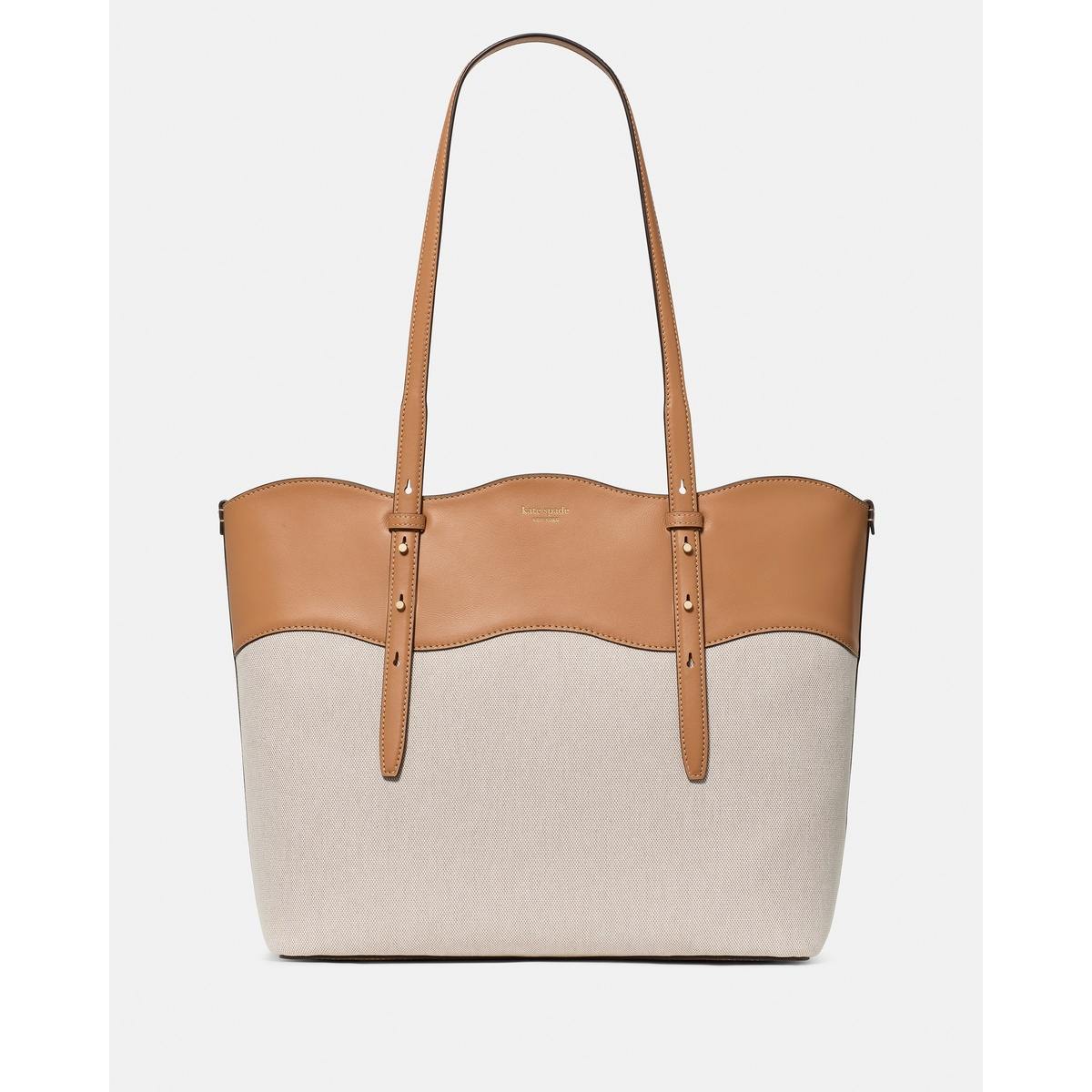 Do It All Wavy Canvas Tote Bag