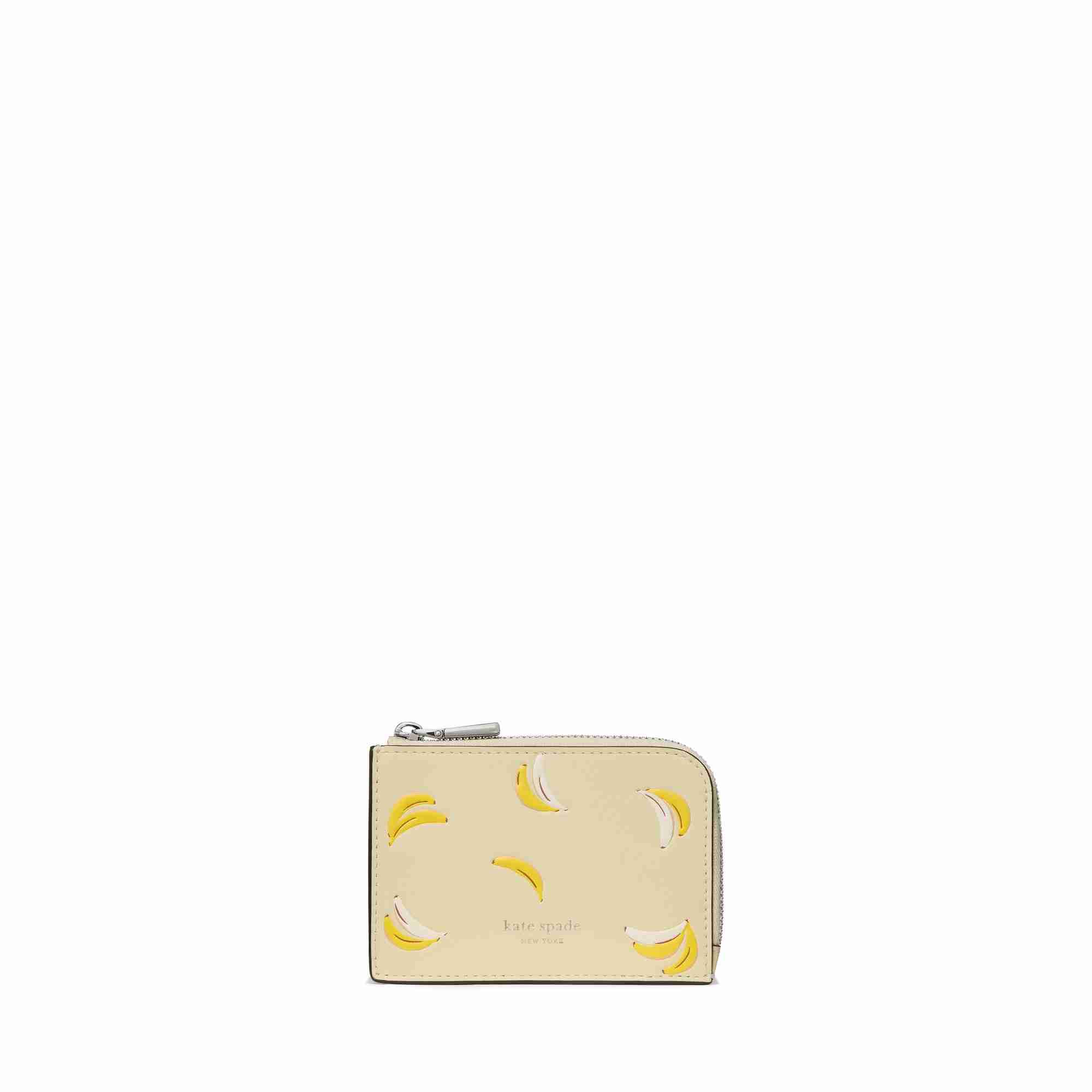 Banana Mini Zip Card Case