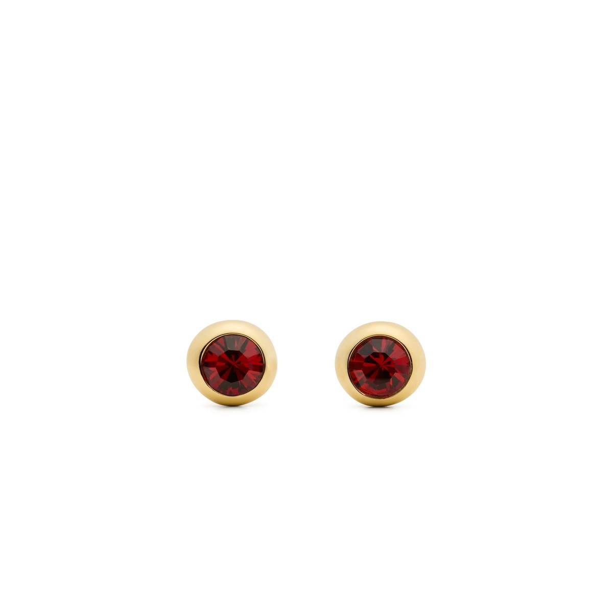 Round Stud Earrings