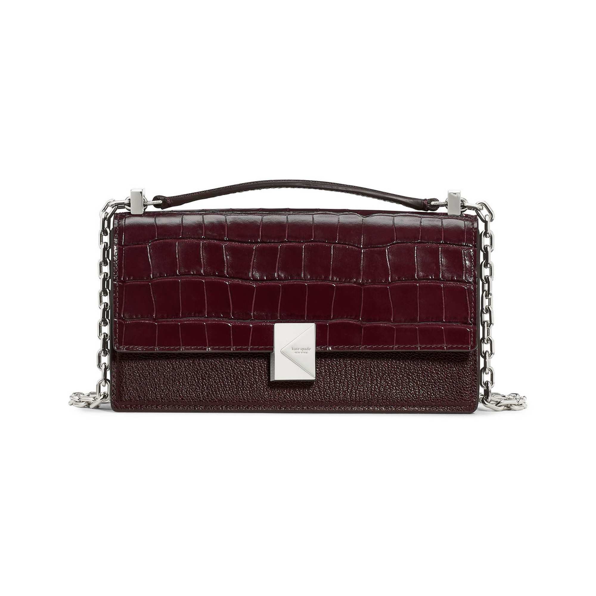 Deco Croc Embossed Mini Crossbody Bag