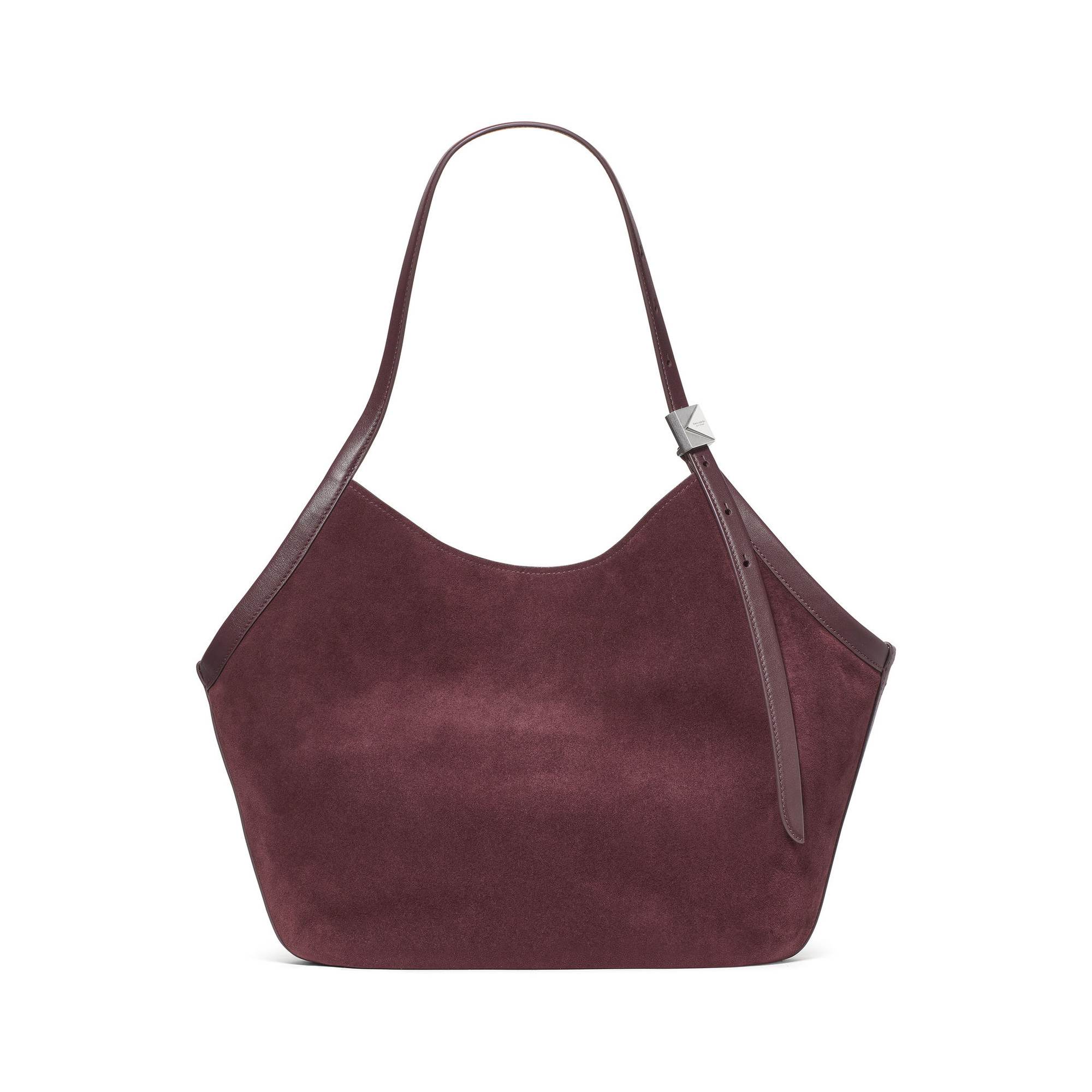 Deco Suede Tulip Tote