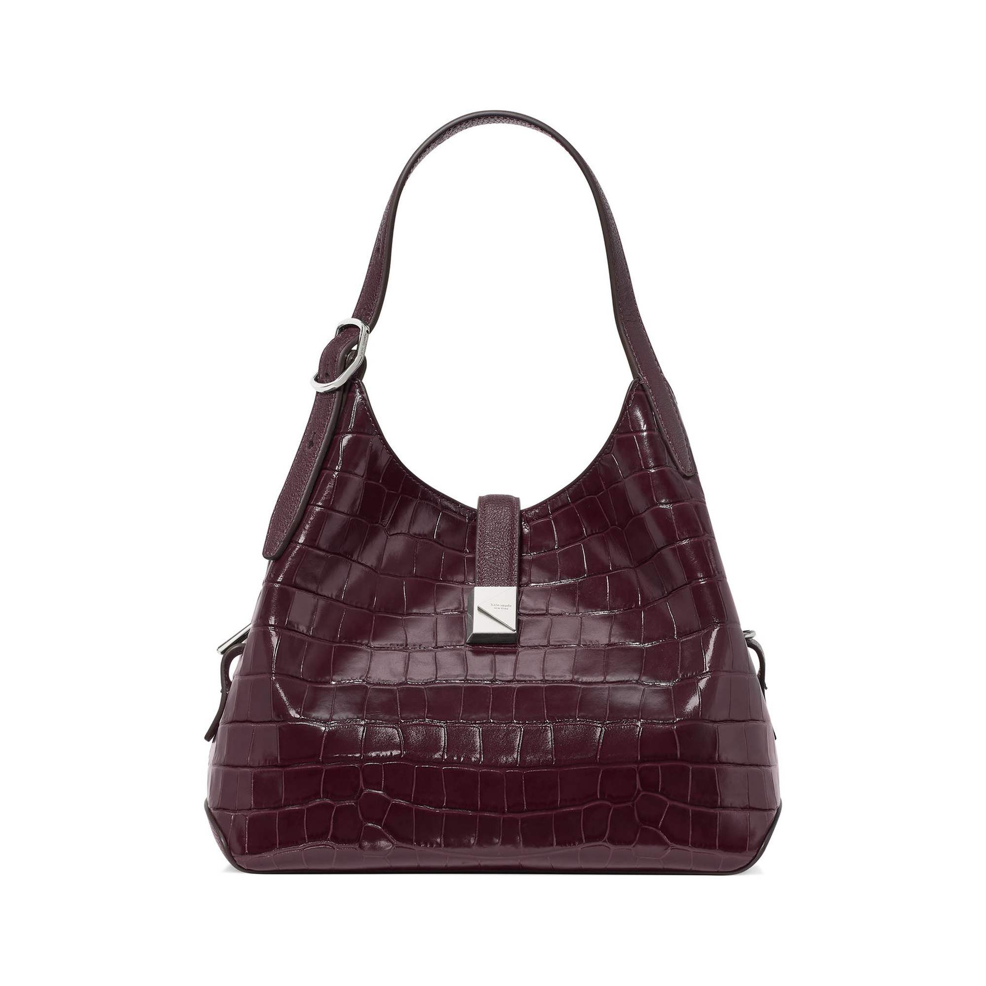 Deco Croc Embossed Crossbody Tote