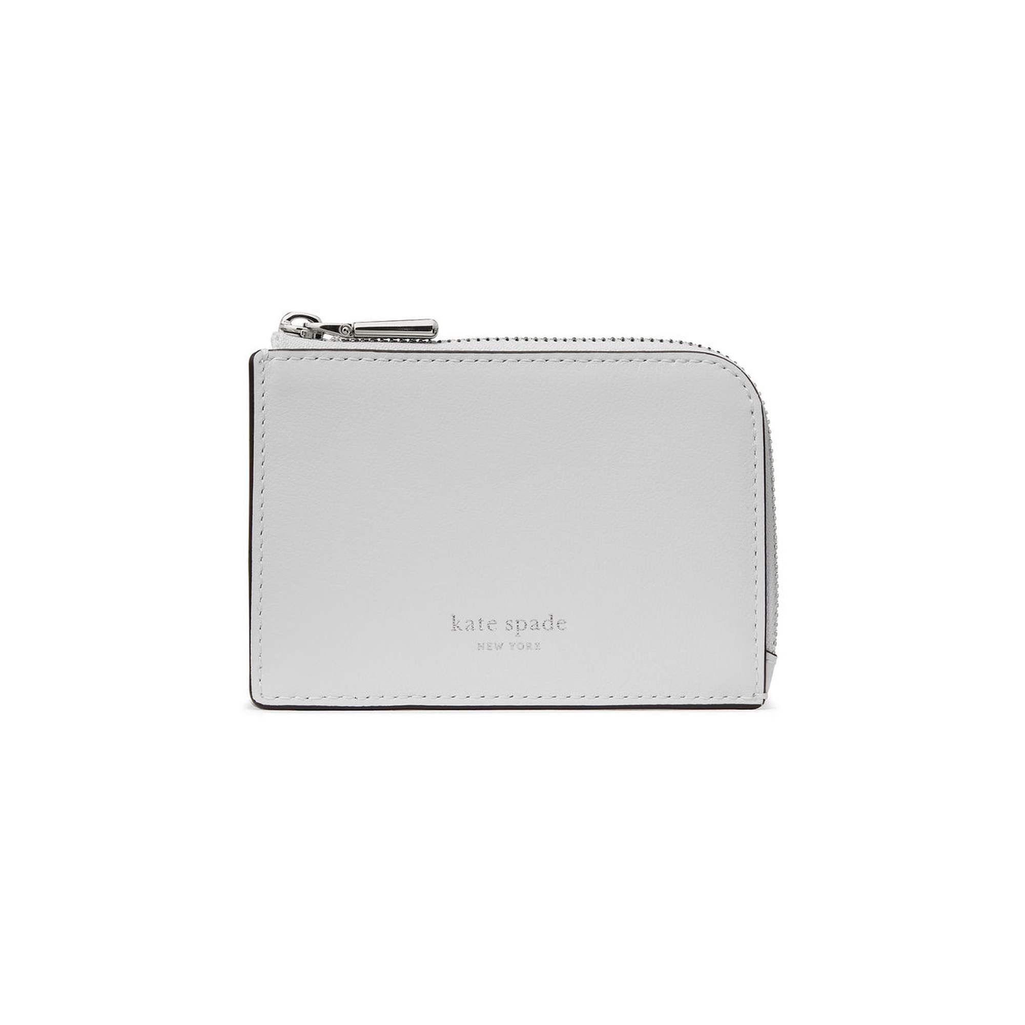 Mini Zip Card Case Smooth Leather Mini Zip Card Case