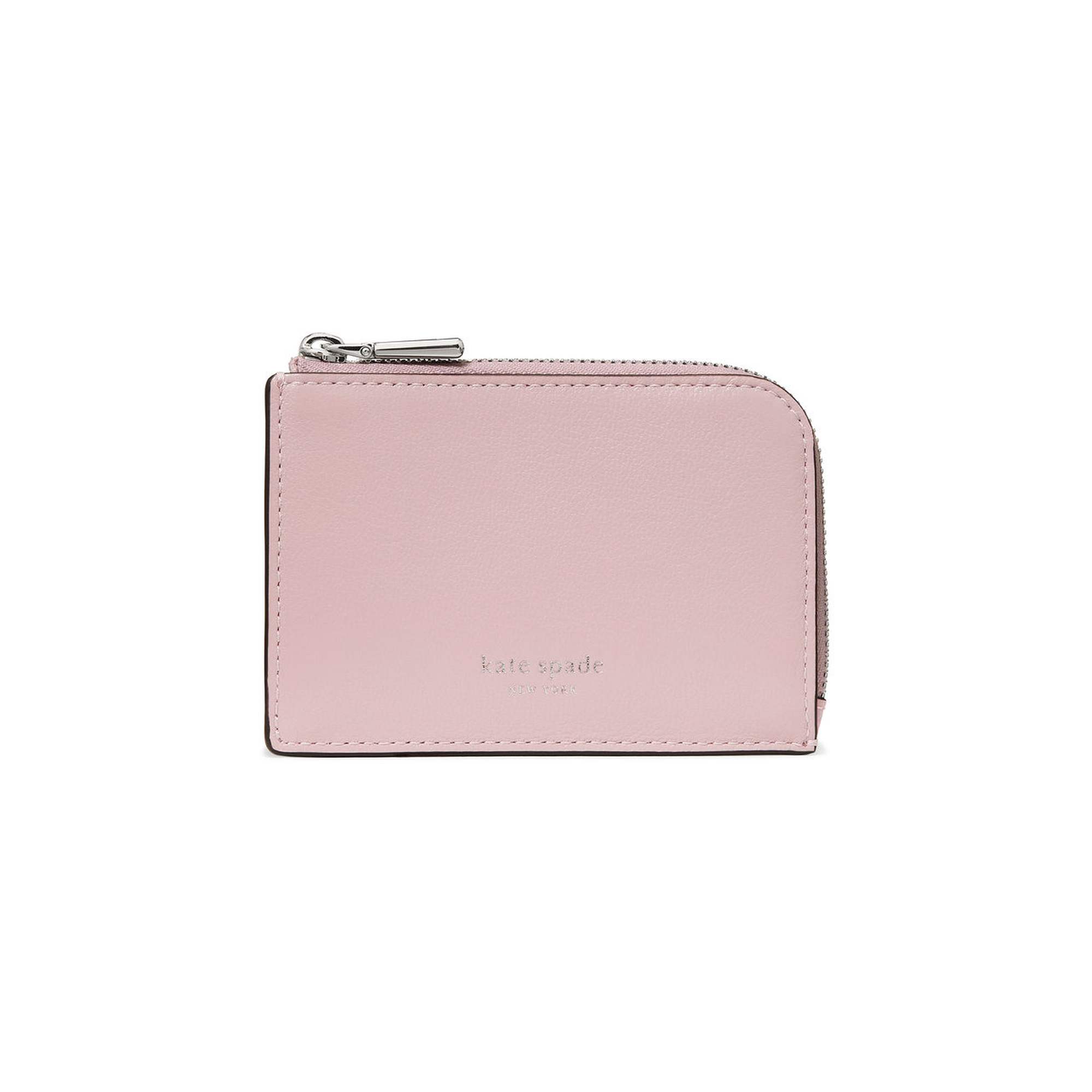 Mini Zip Card Case Smooth Leather Mini Zip Card Case