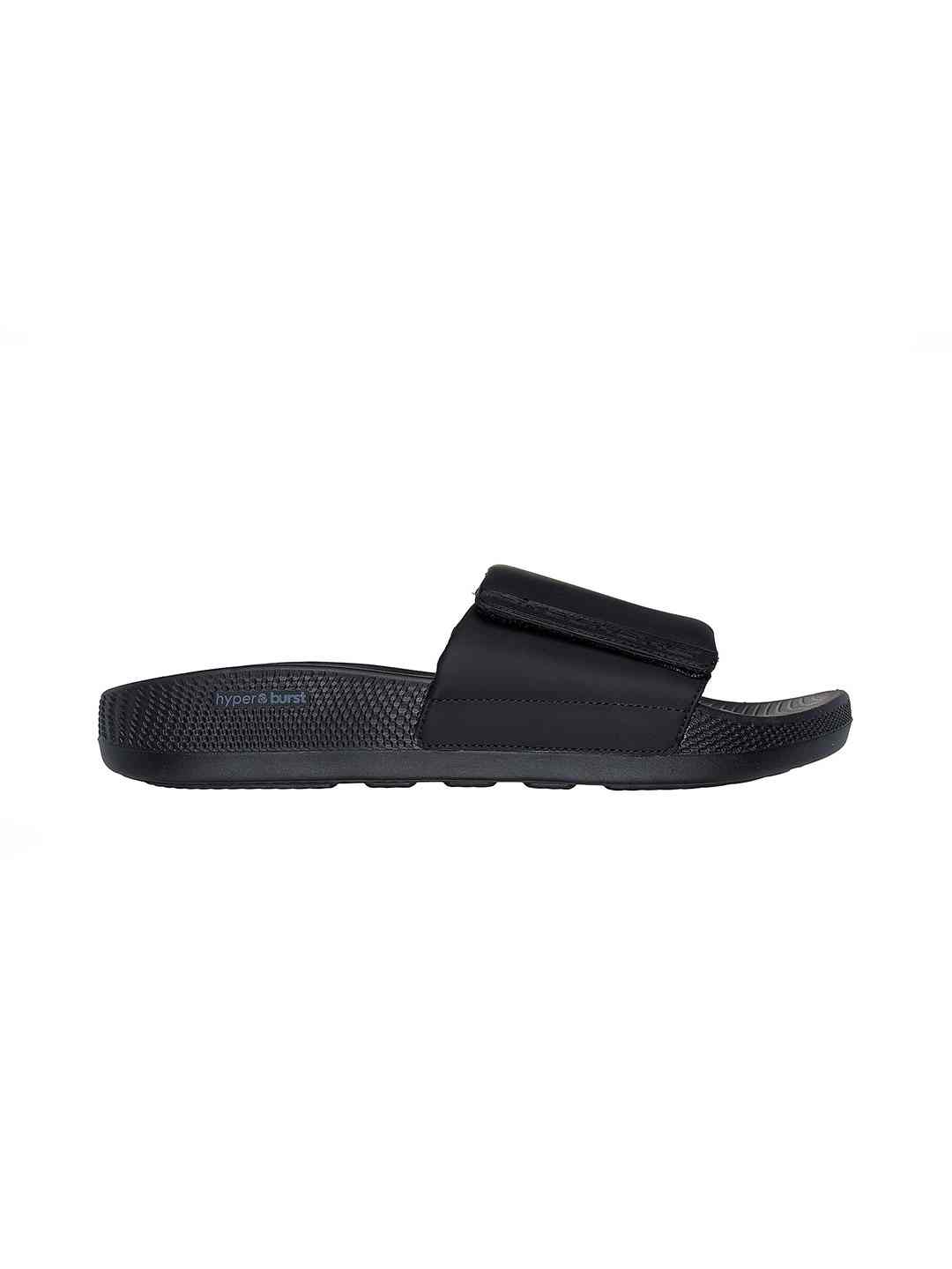Skechers Black Men Hyper Slide - Reliance Sliders