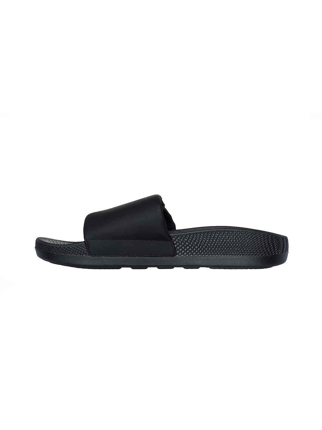 Skechers Black Men Hyper Slide - Reliance Sliders