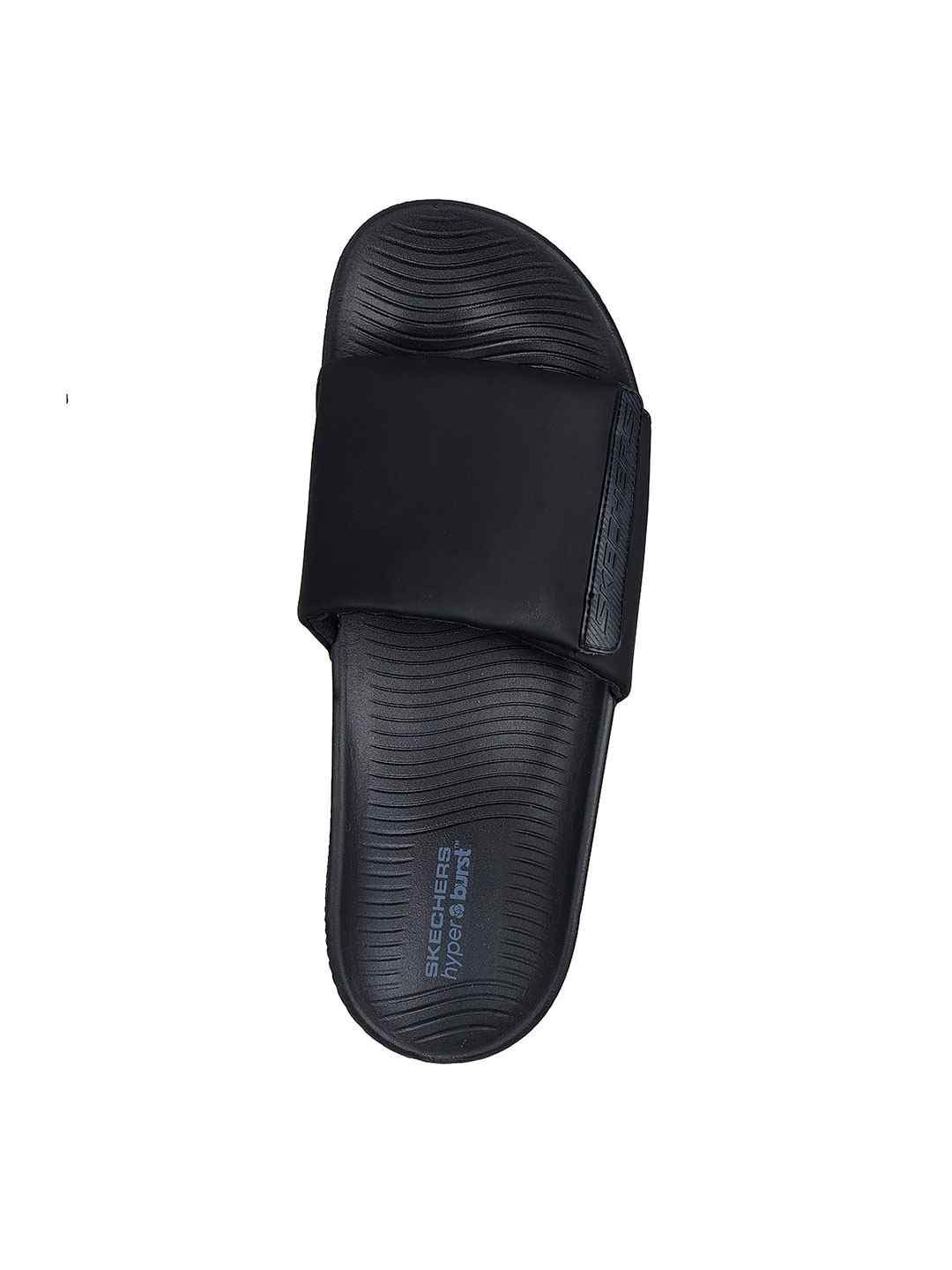 Skechers Black Men Hyper Slide - Reliance Sliders