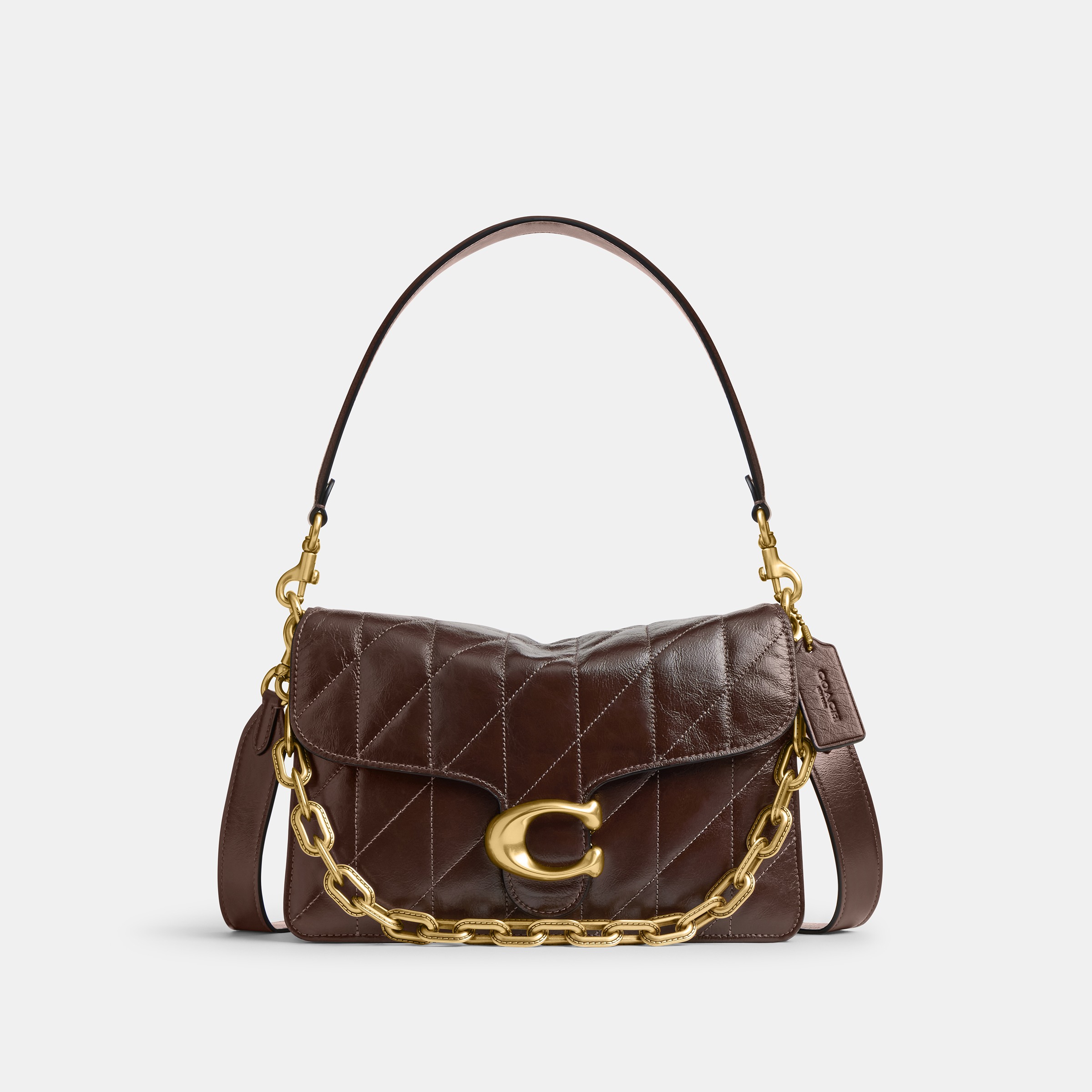 Chain Tabby Shoulder Bag With Quilting