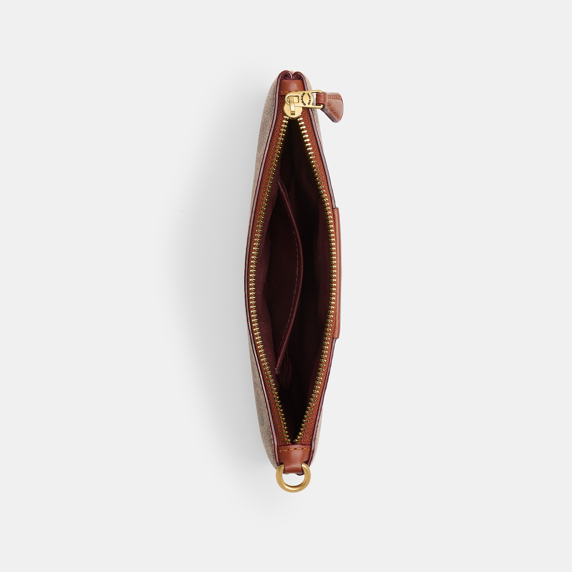 Essential Small Wristlet In Signature Canvas