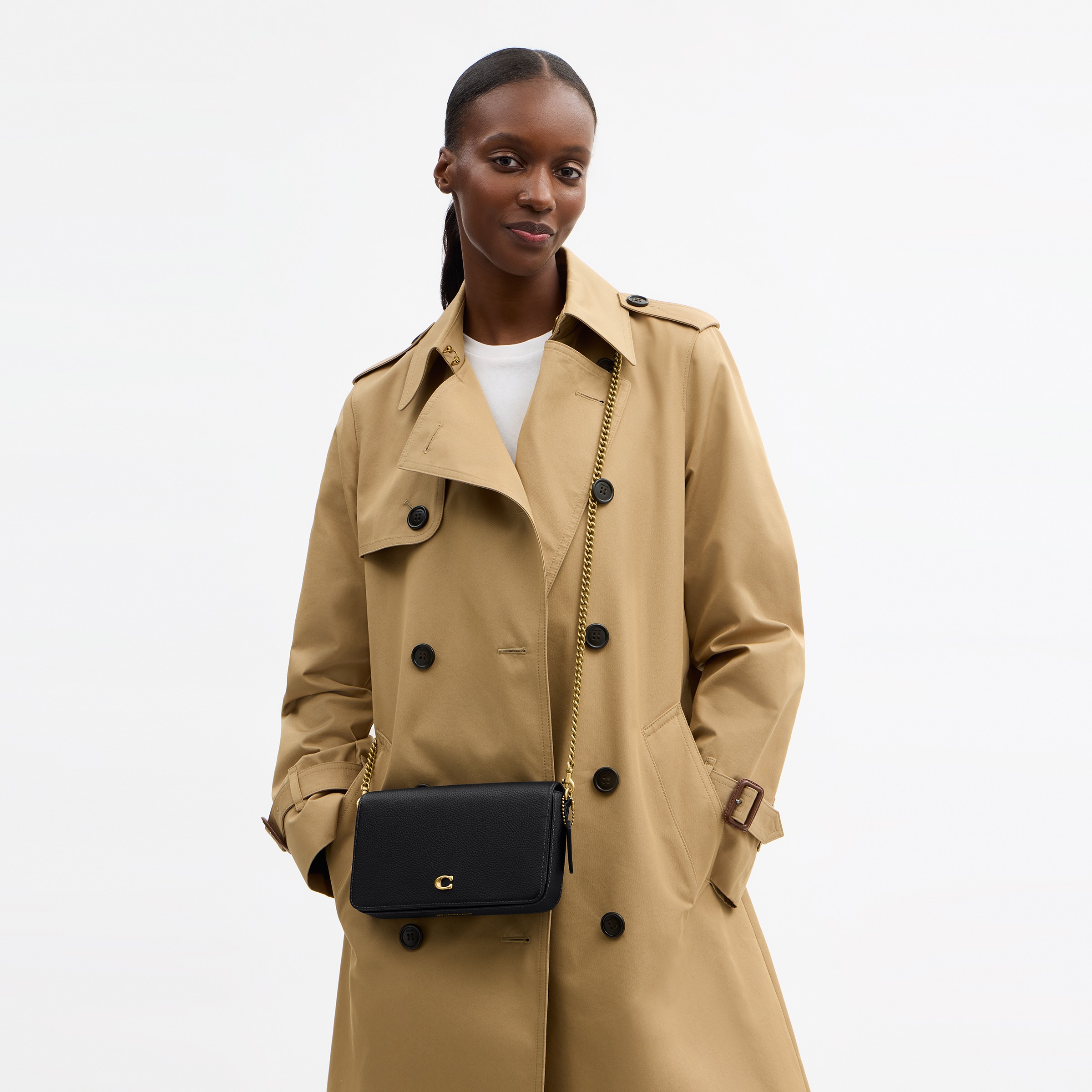 Mila Crossbody Bag With Signature Canvas