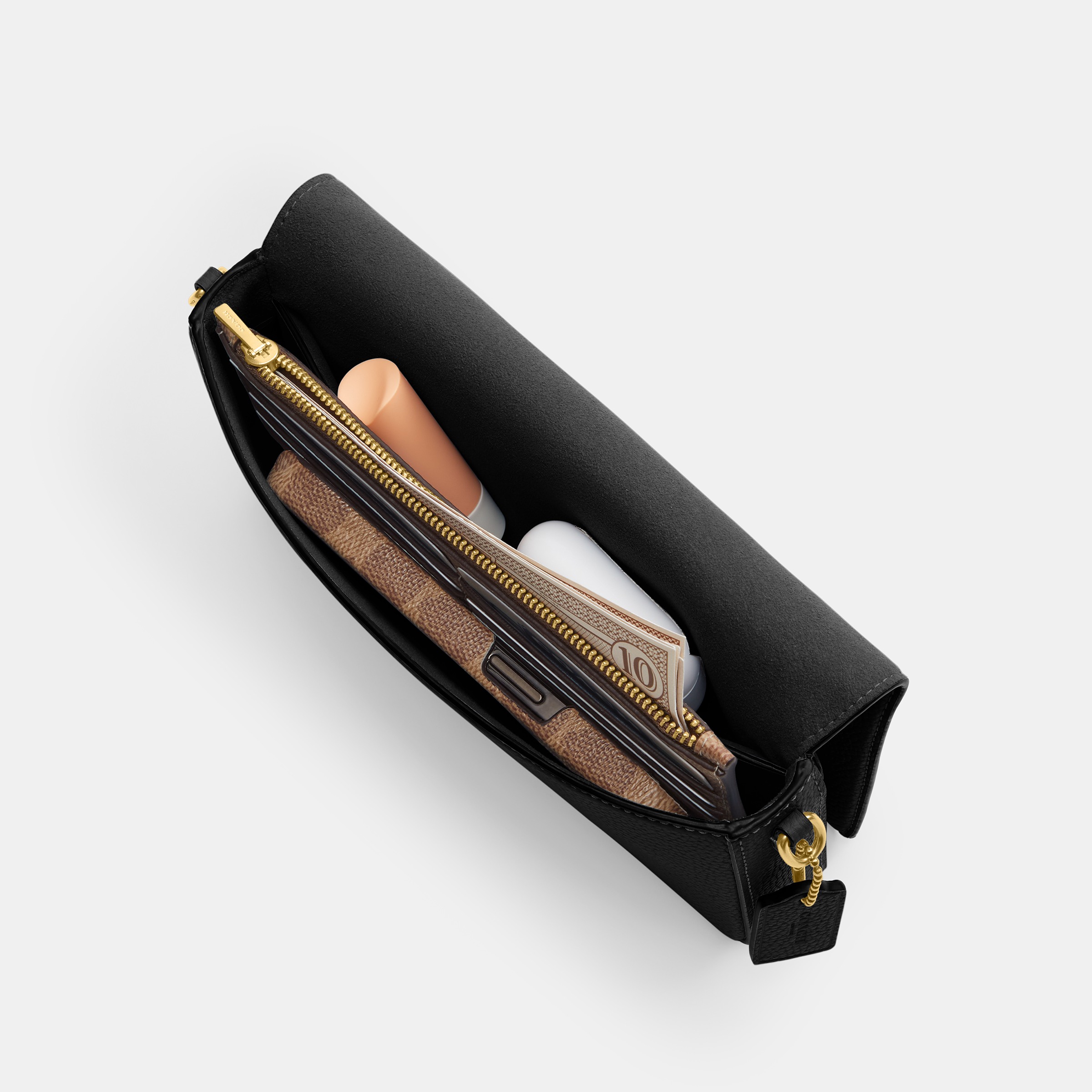Mila Crossbody Bag With Signature Canvas