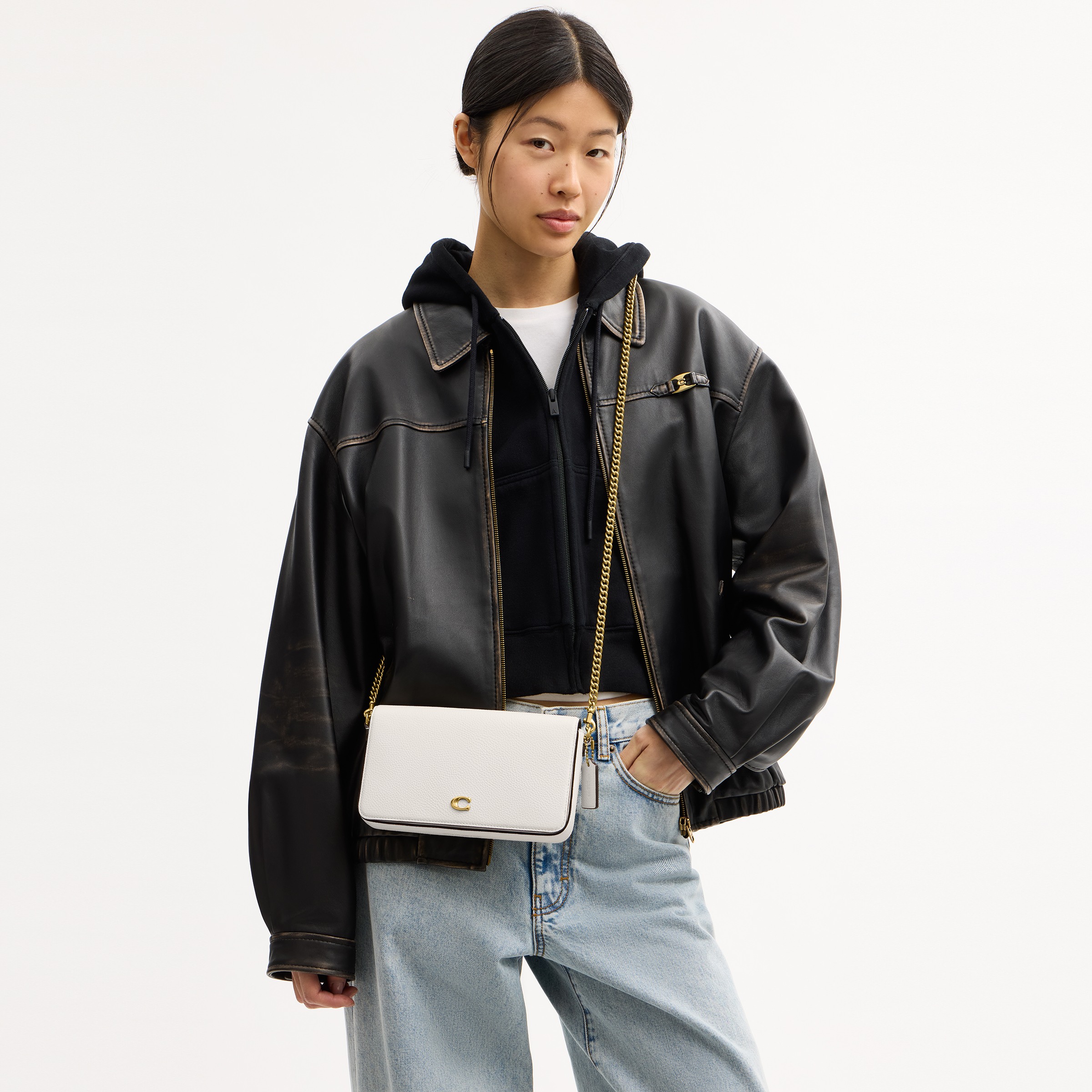 Mila Crossbody Bag With Signature Canvas