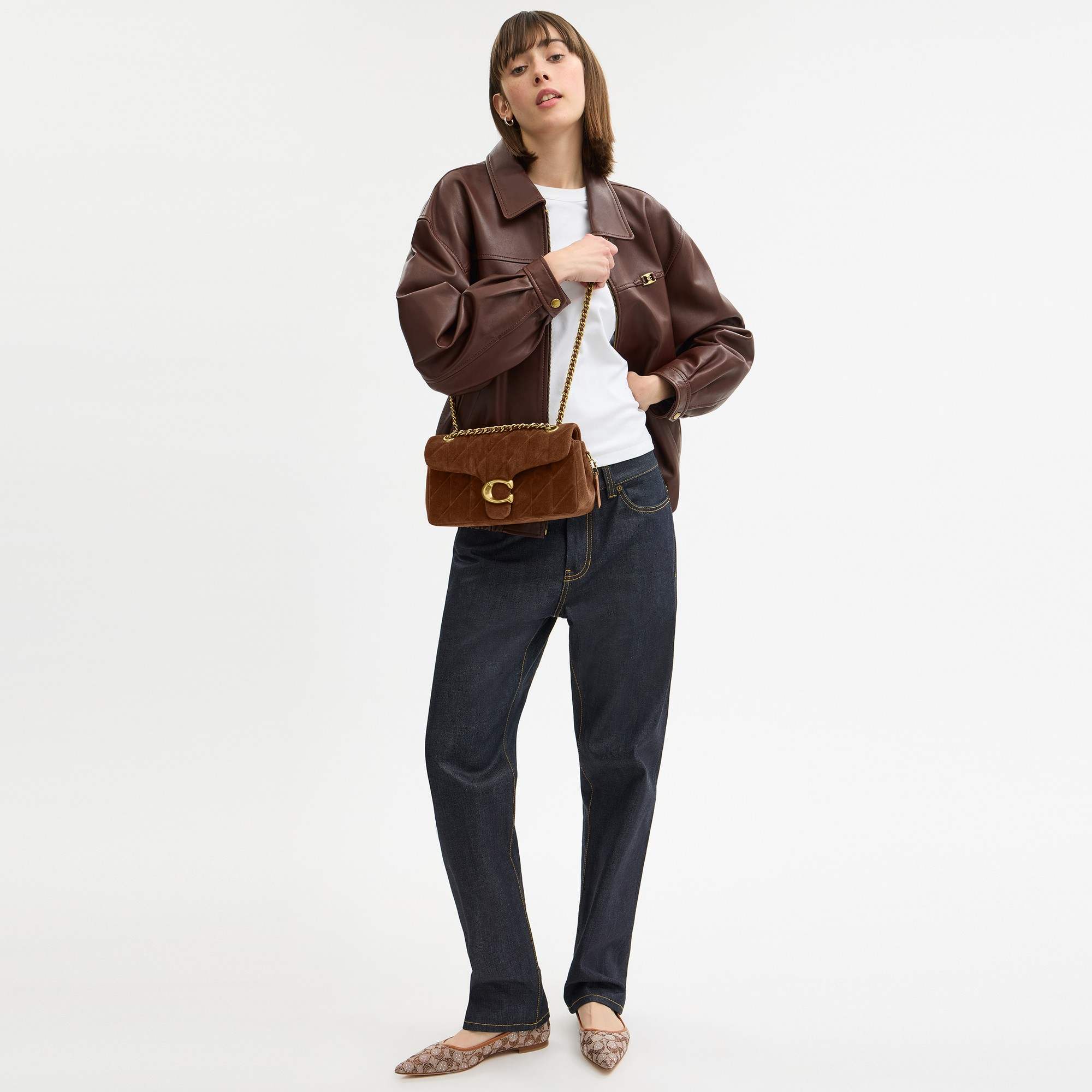 Tabby Shoulder Bag 26 With Quilting