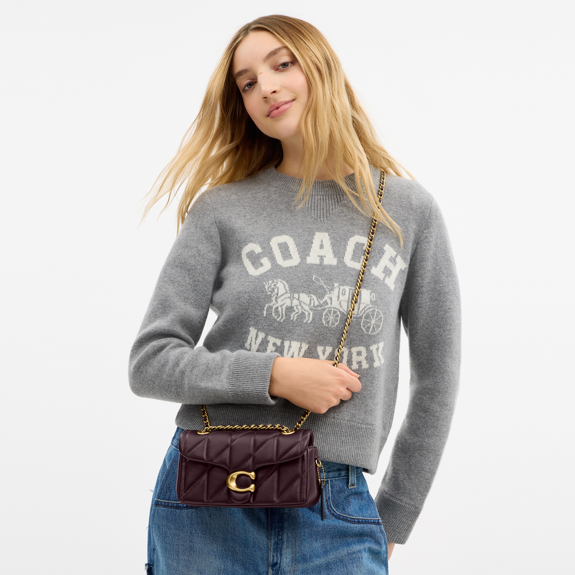 Tabby Shoulder Bag 20 With Pillow Quilting