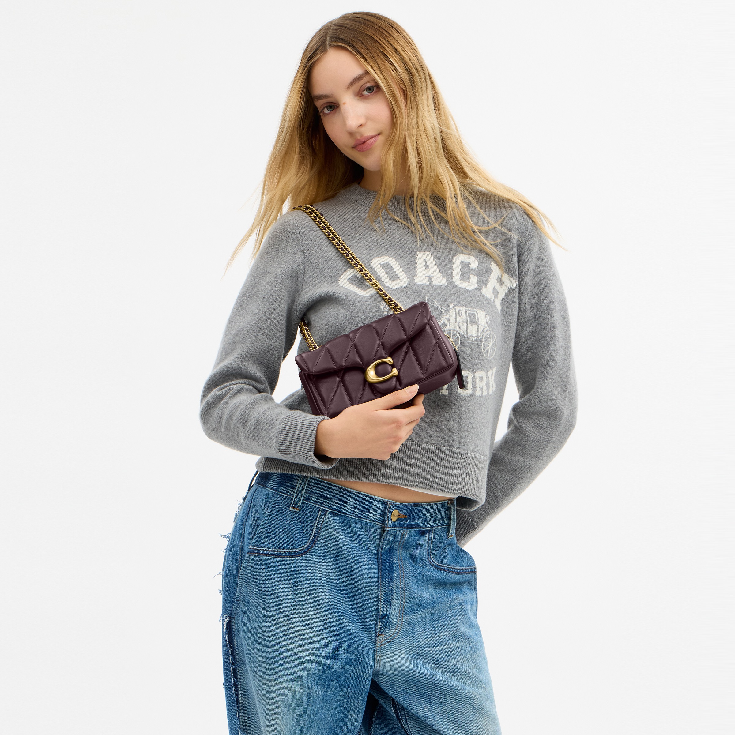 Tabby Shoulder Bag 20 With Pillow Quilting