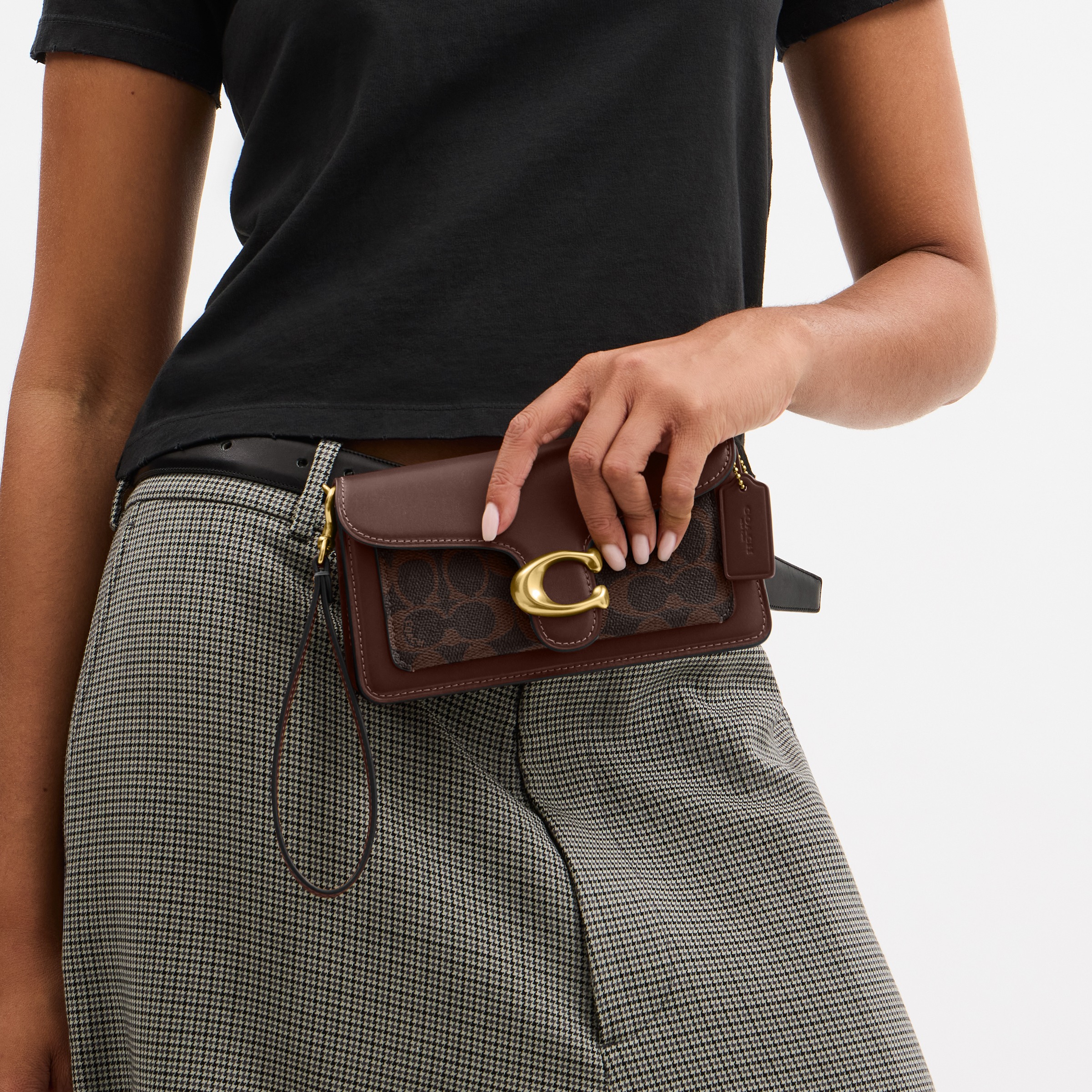 Tabby Chain Crossbody Bag 19 In Signature Canvas