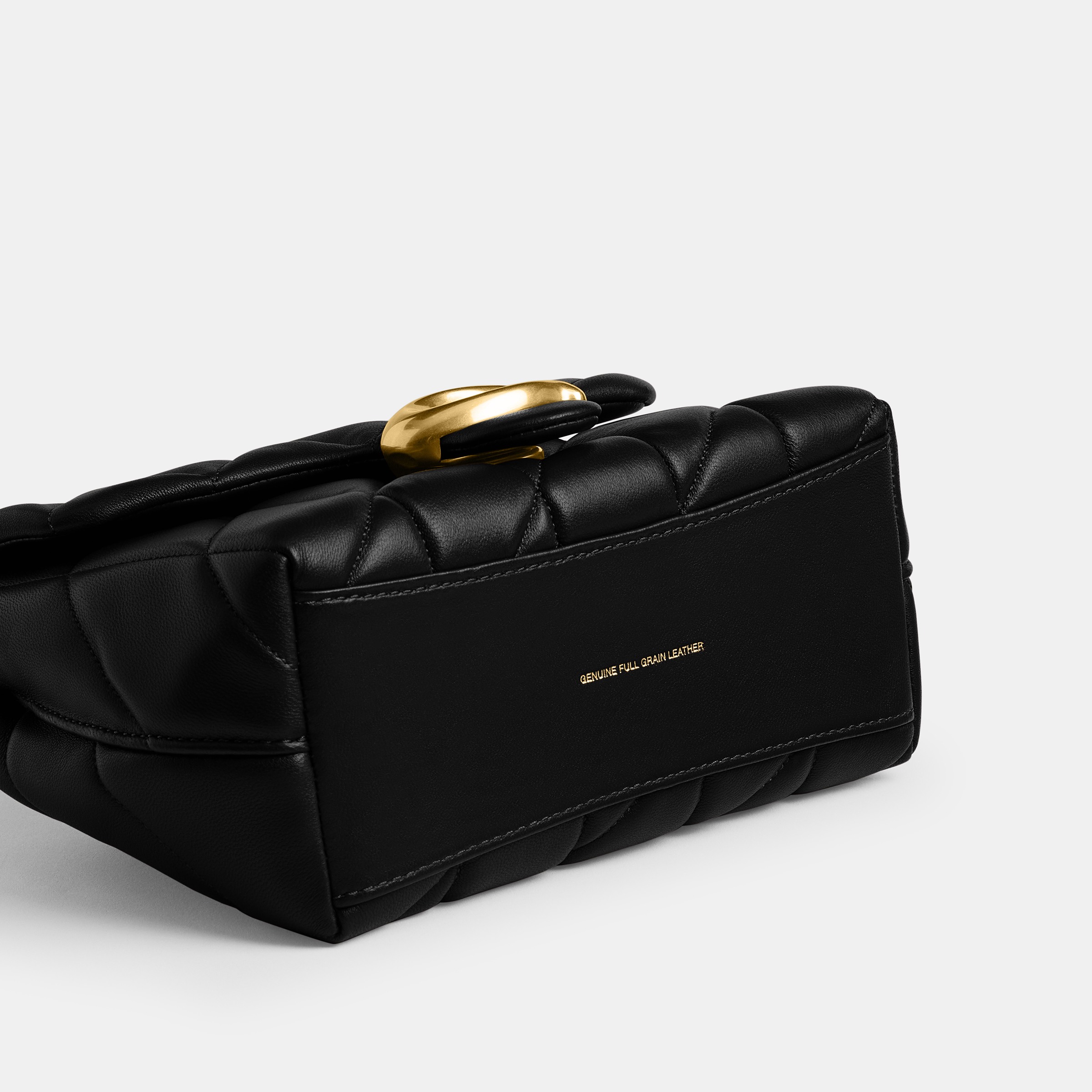 Tabby Top Handle Bag With Quilting