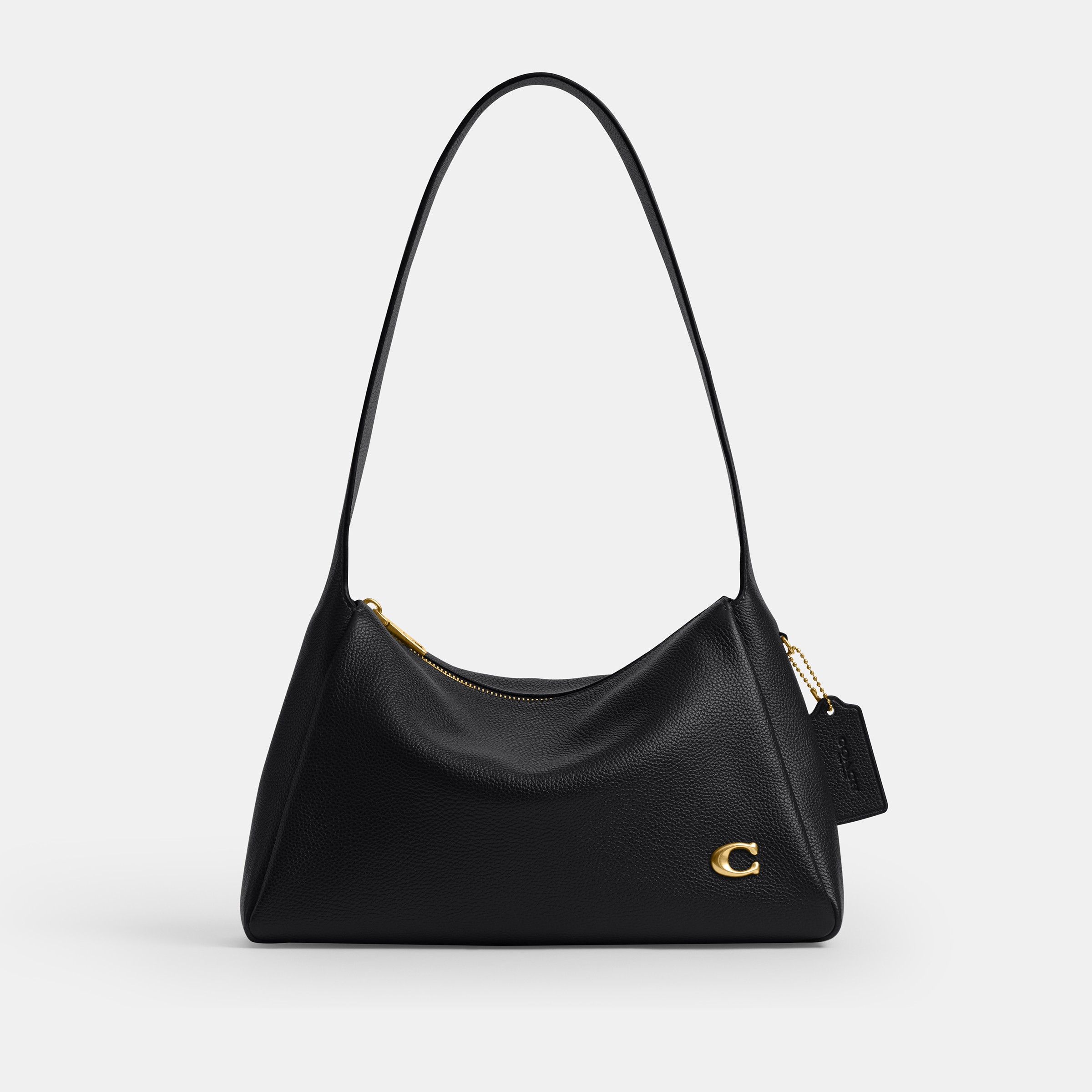 Polished Pebble Leather Lola Shoulder Bag