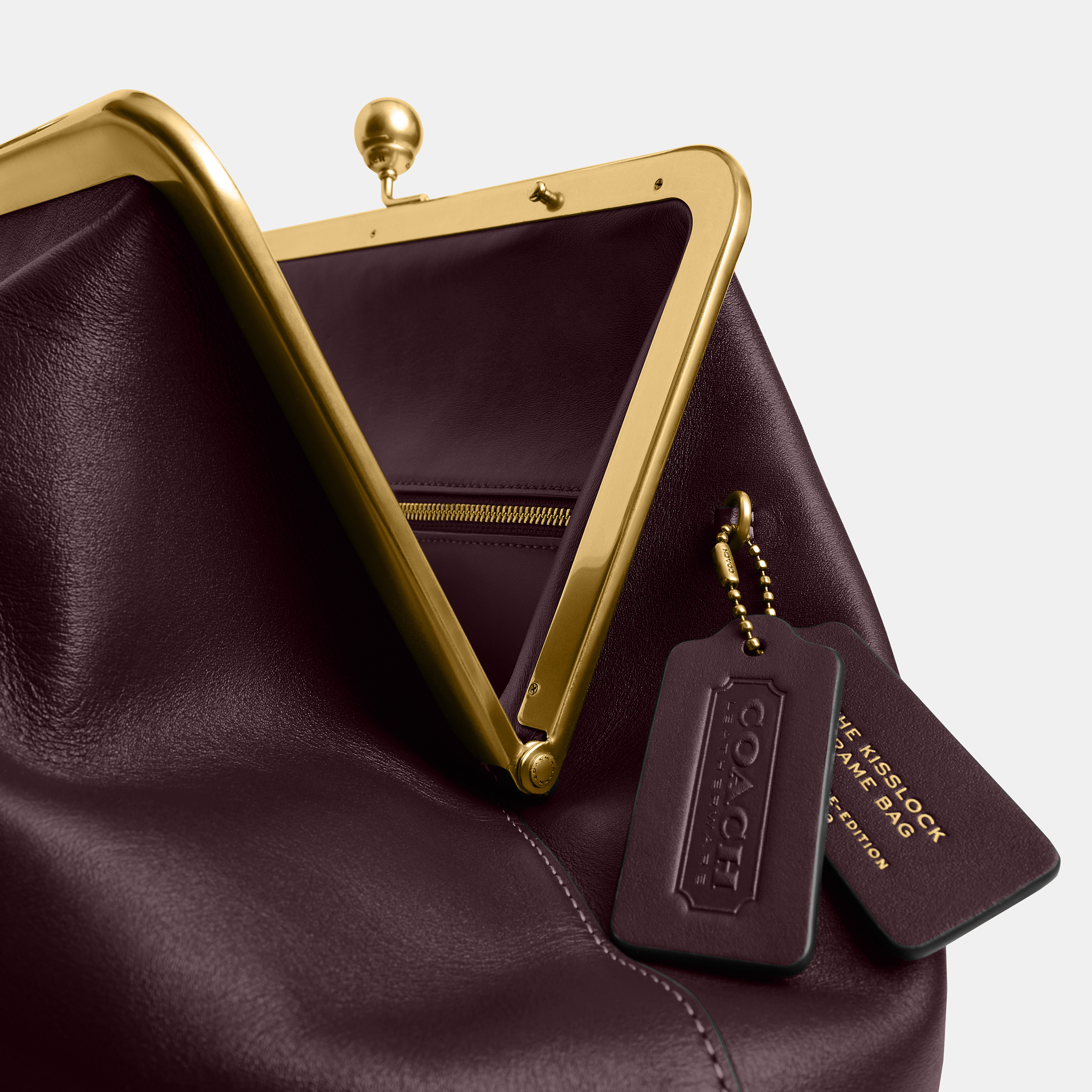 Large Kisslock Frame Bag