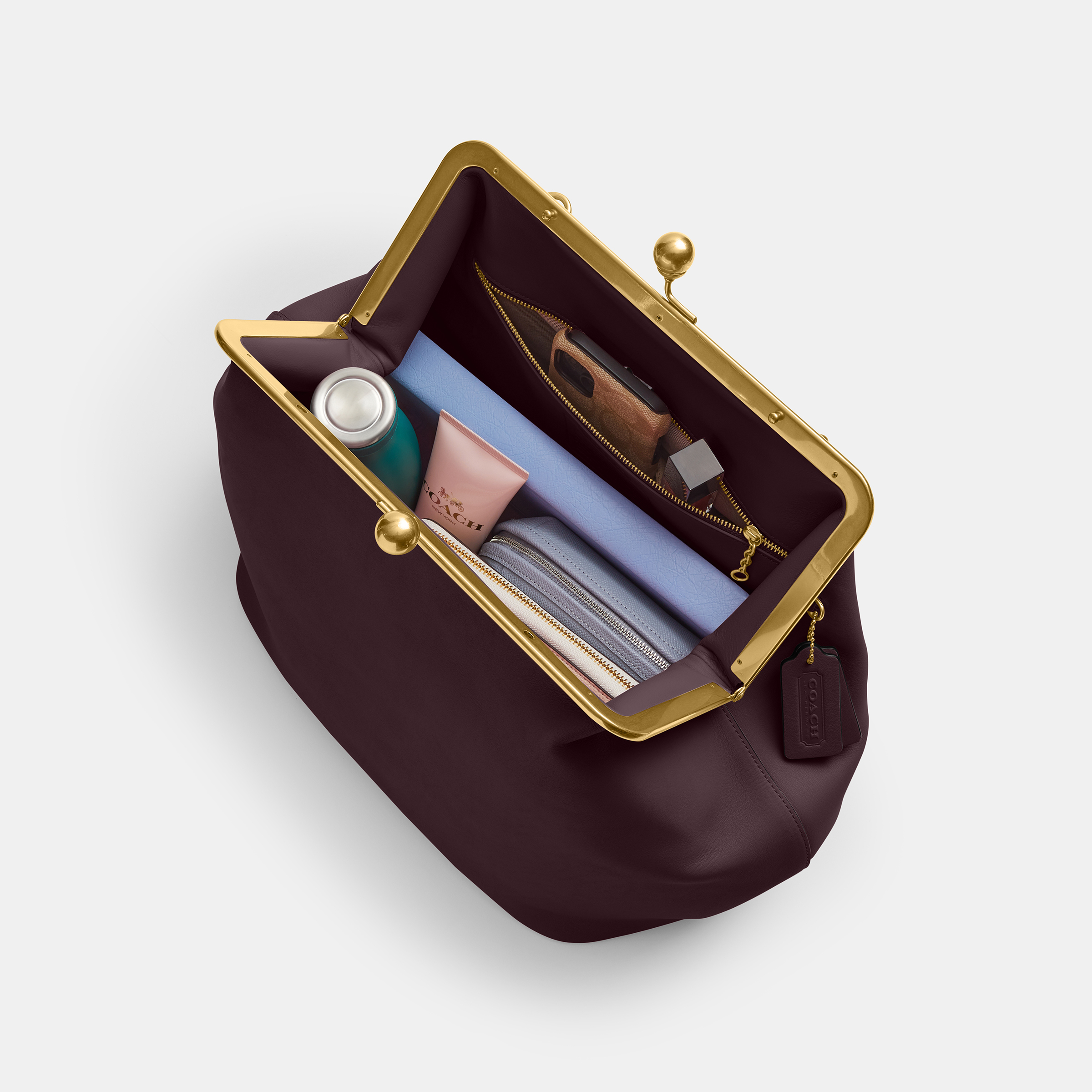 Large Kisslock Frame Bag