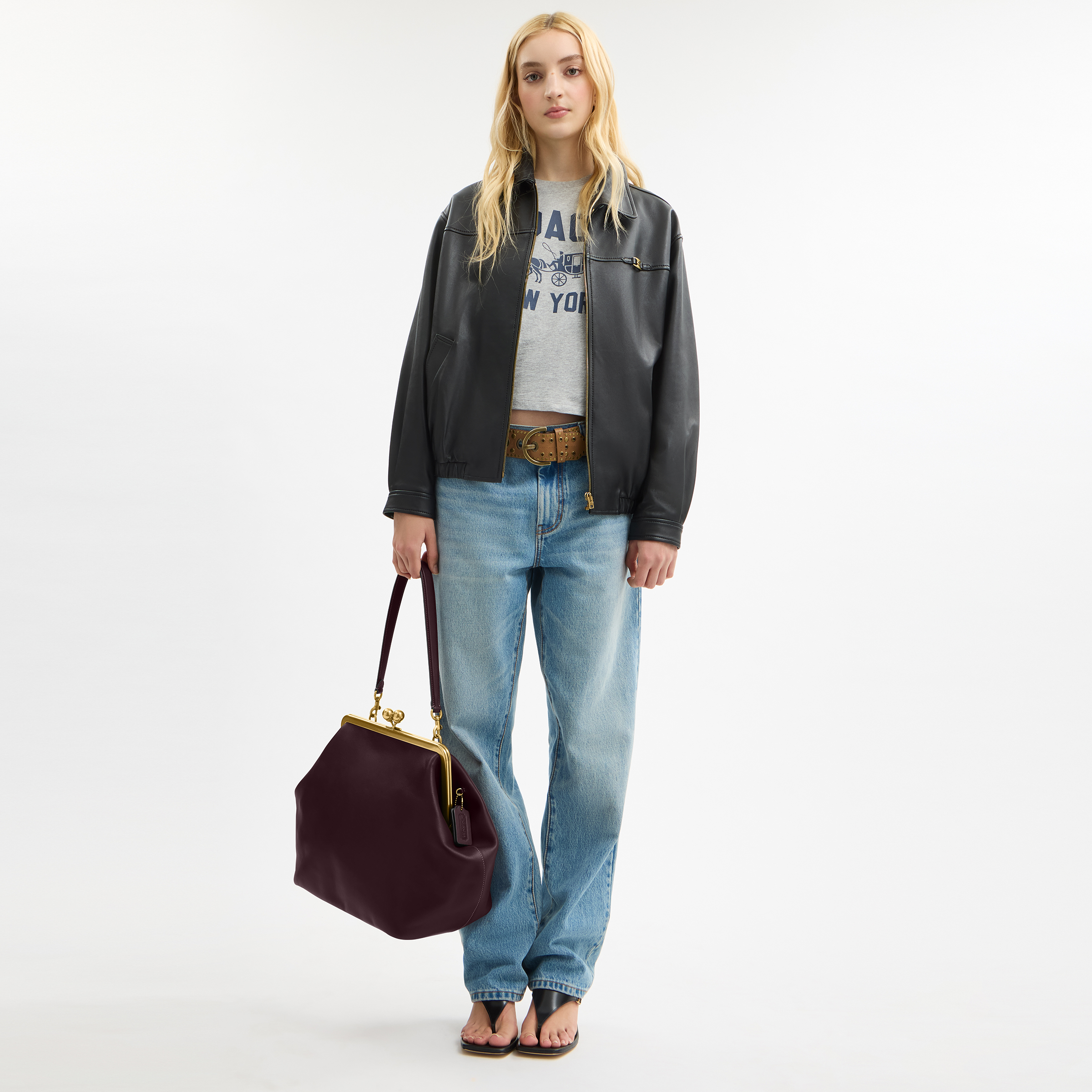 Large Kisslock Frame Bag