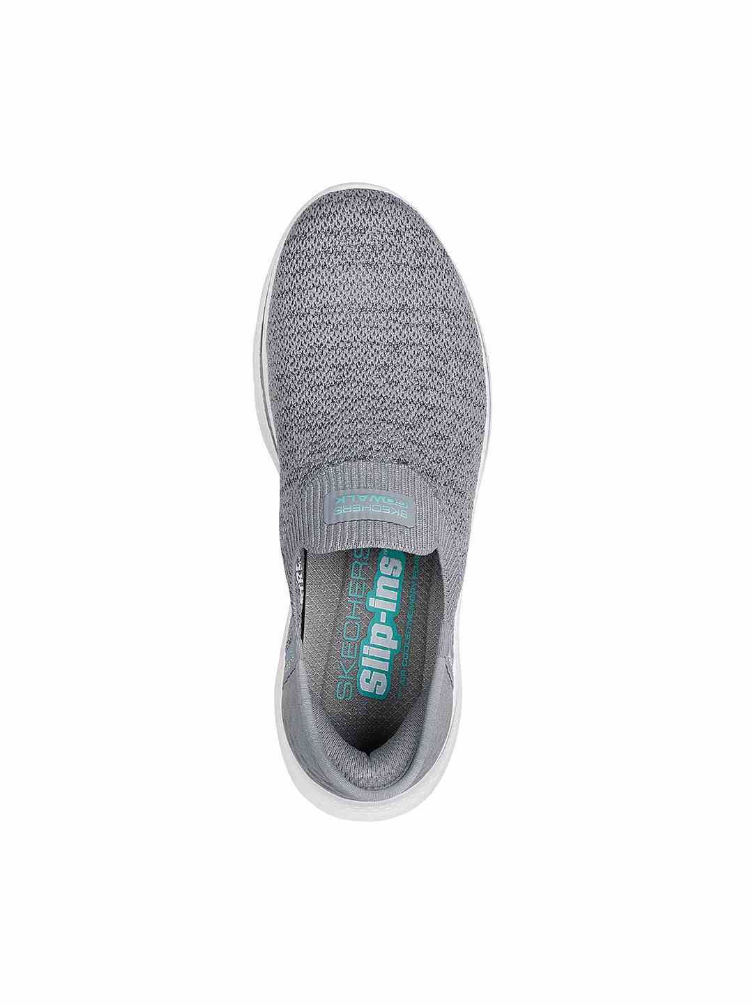 Skechers Grey Women Go Walk 7 - Springtime Slip On Sneakers
