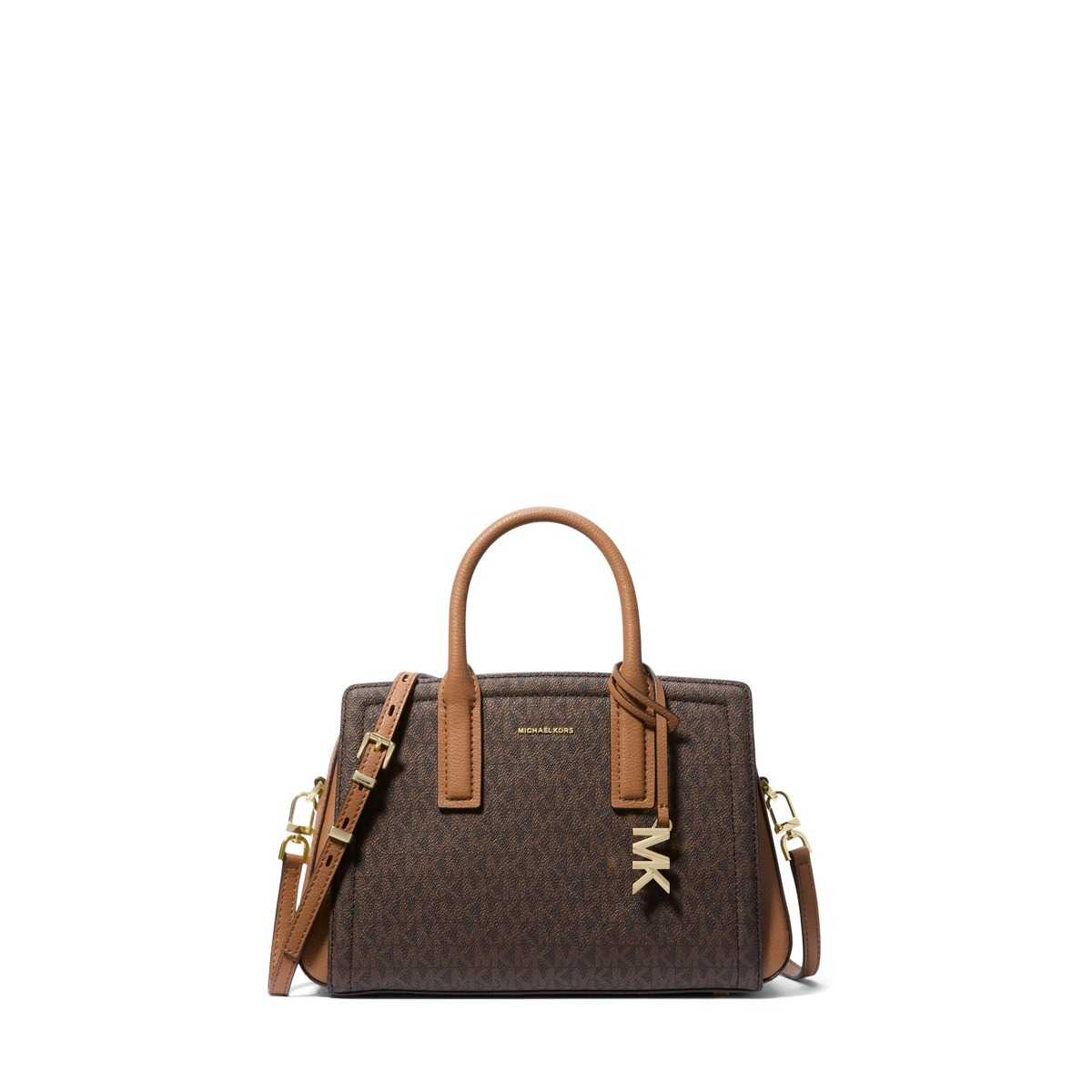 Laila Small Signature Logo Satchel