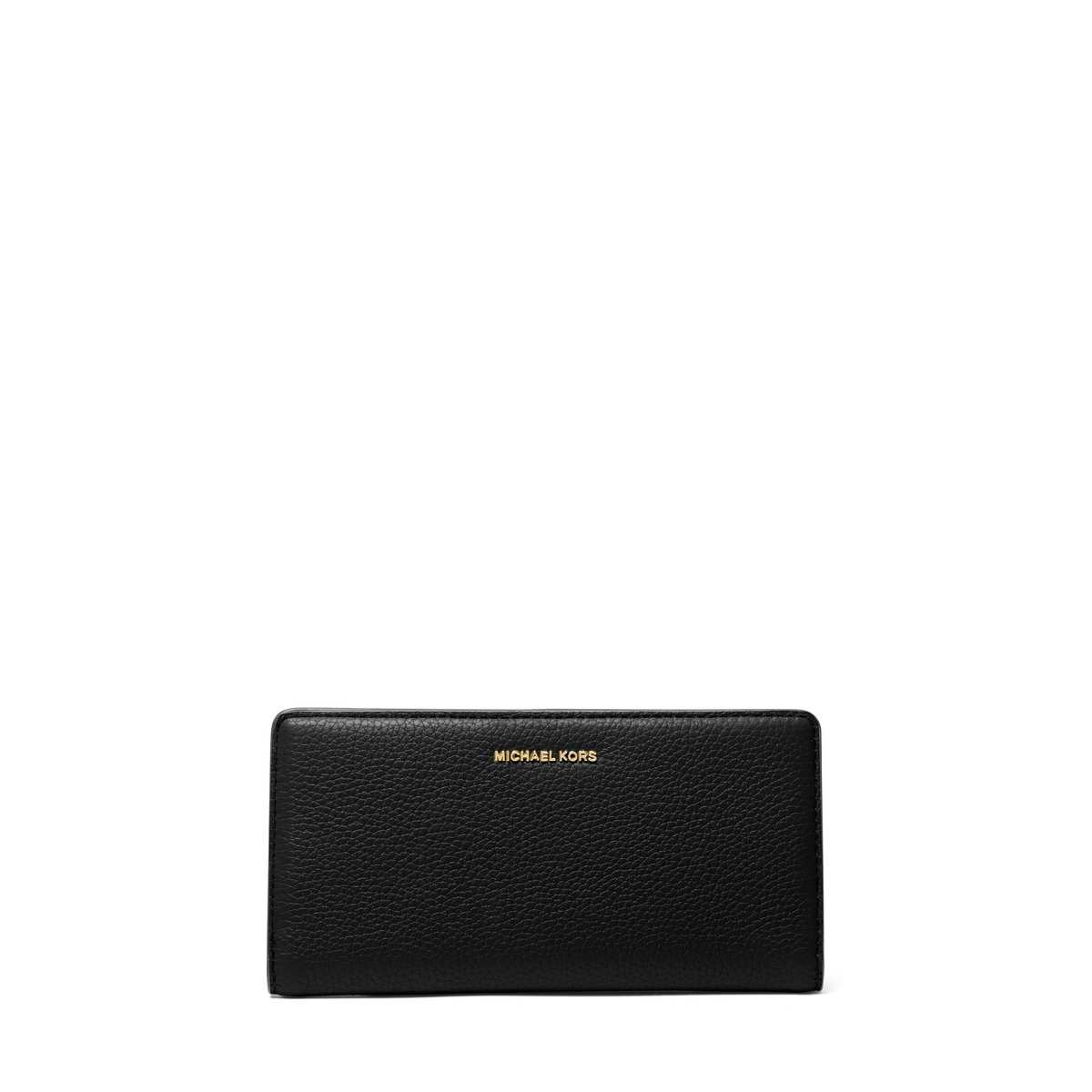 Bryant Large Pebbled Leather Snap-Front Wallet