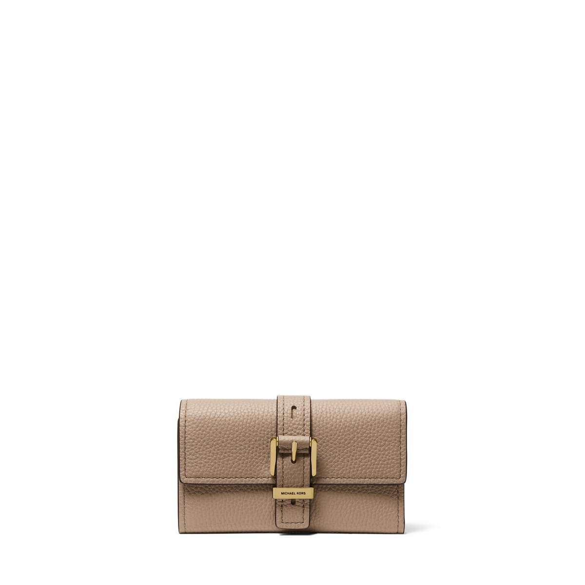 Nolita Medium Pebbled Leather Tri-Fold Wallet