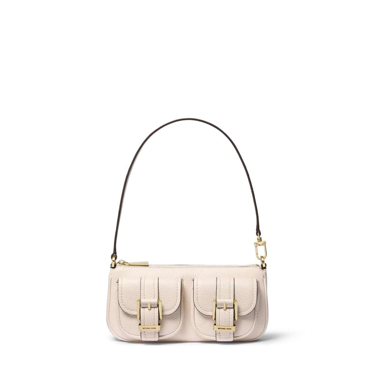 Zoe Small Pebbled Leather Pochette
