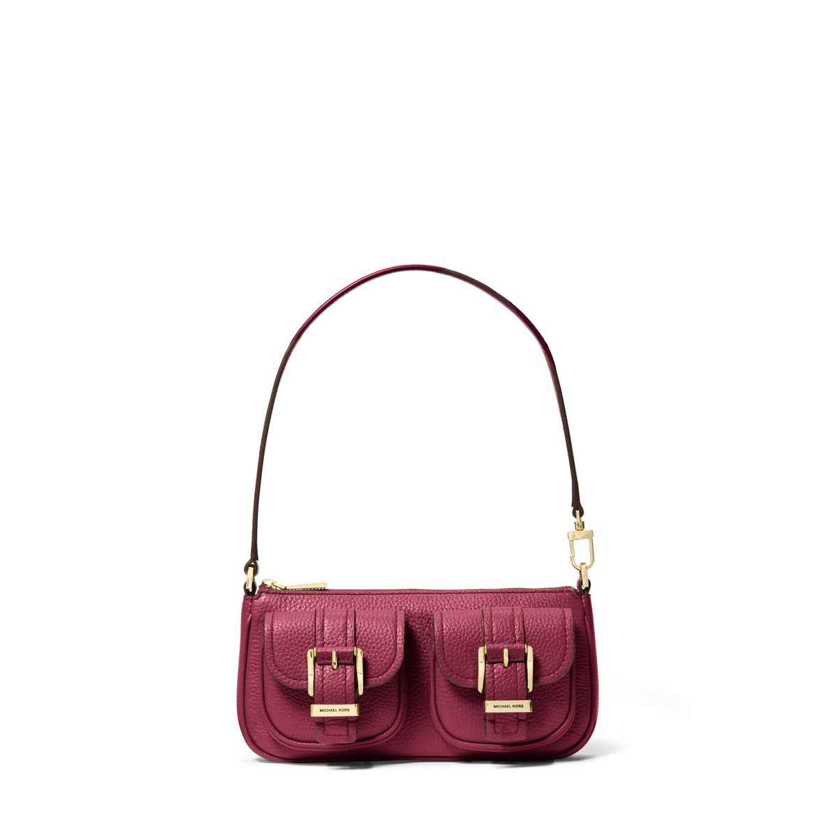 Zoe Small Pebbled Leather Pochette